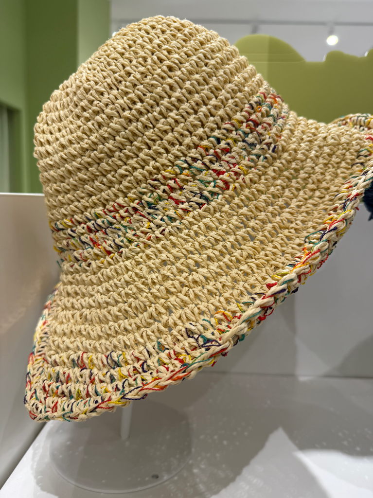 Colorful Mixed Yarn Straw Hat