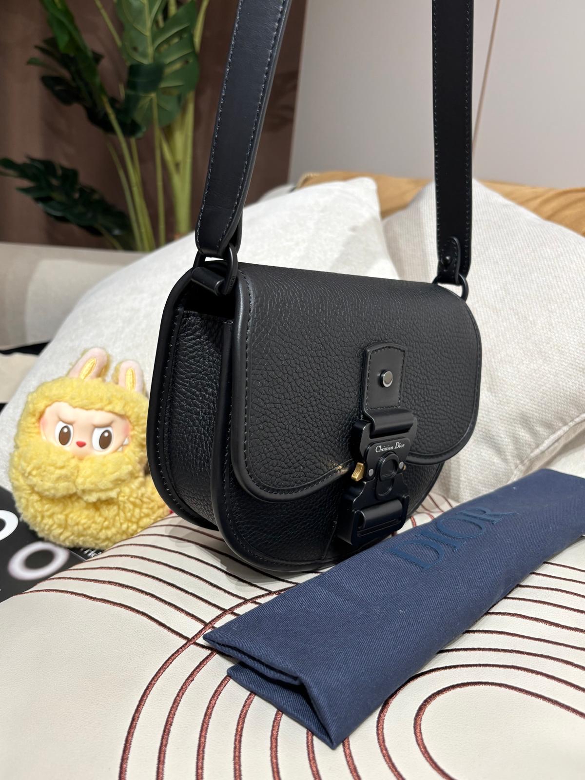 Dior Mini Gallop Shoulder Bag calfskin 100%Authentic, 98%New ✅Dust bag