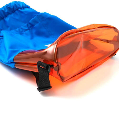 🆕【⭐訂購⭐】日本直送 🇯🇵🌀雙色設計 半透明 索繩游水背包［2款選］🌀[ELDD-0015][260502]