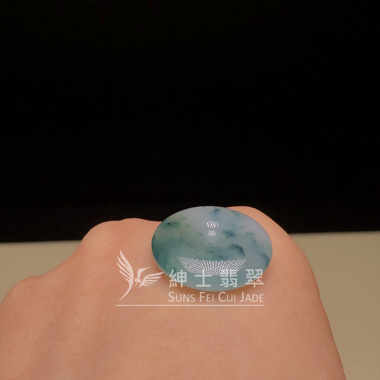 飄花平安扣  B08488