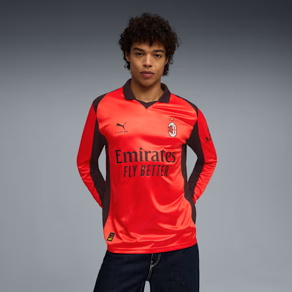 🔥聖西路球場的火焰魂 Puma AC Milan AC米蘭 x Slam Jam 限量聯乘紅色球衣 (可加印字章) 787637_02