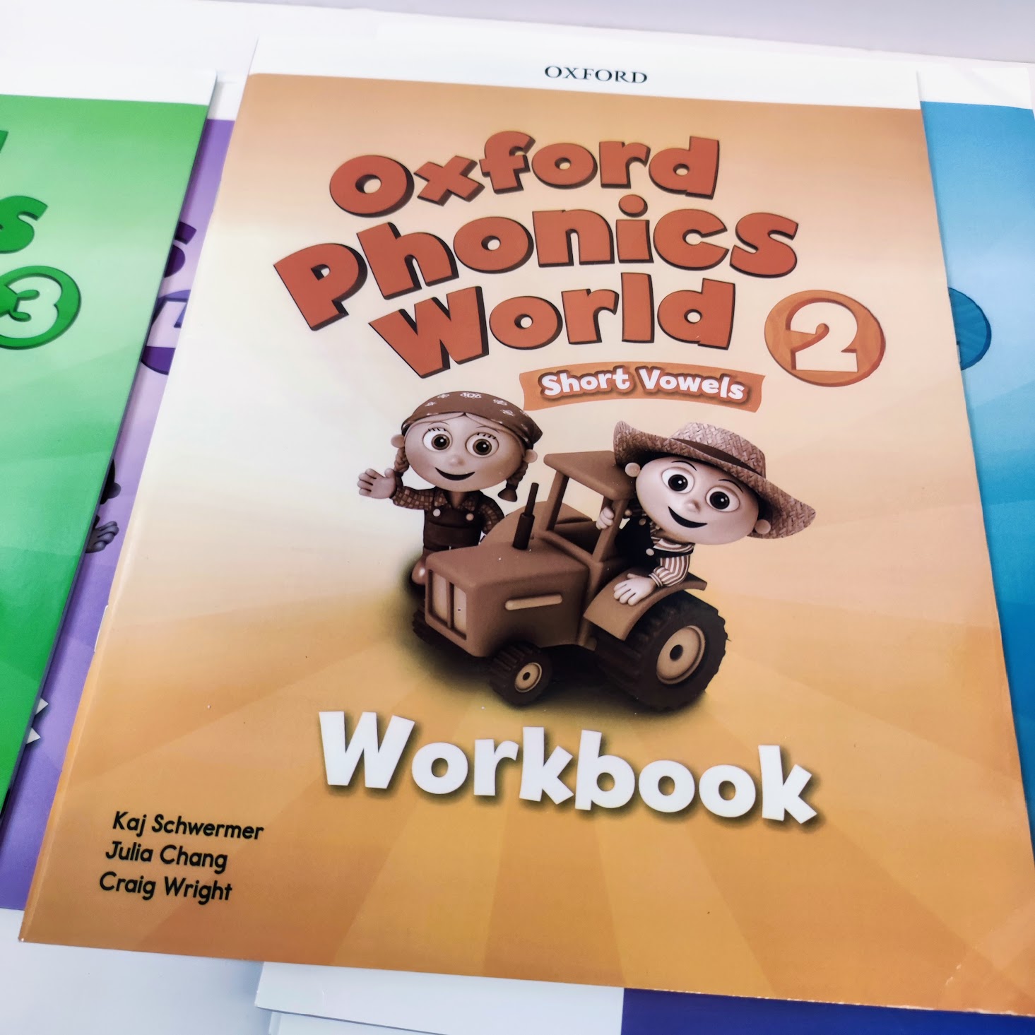 點讀Oxford Phonics World (Level 1-5) 牛津練習本一套10本 自然拼讀phonics字母發音教材  C26
