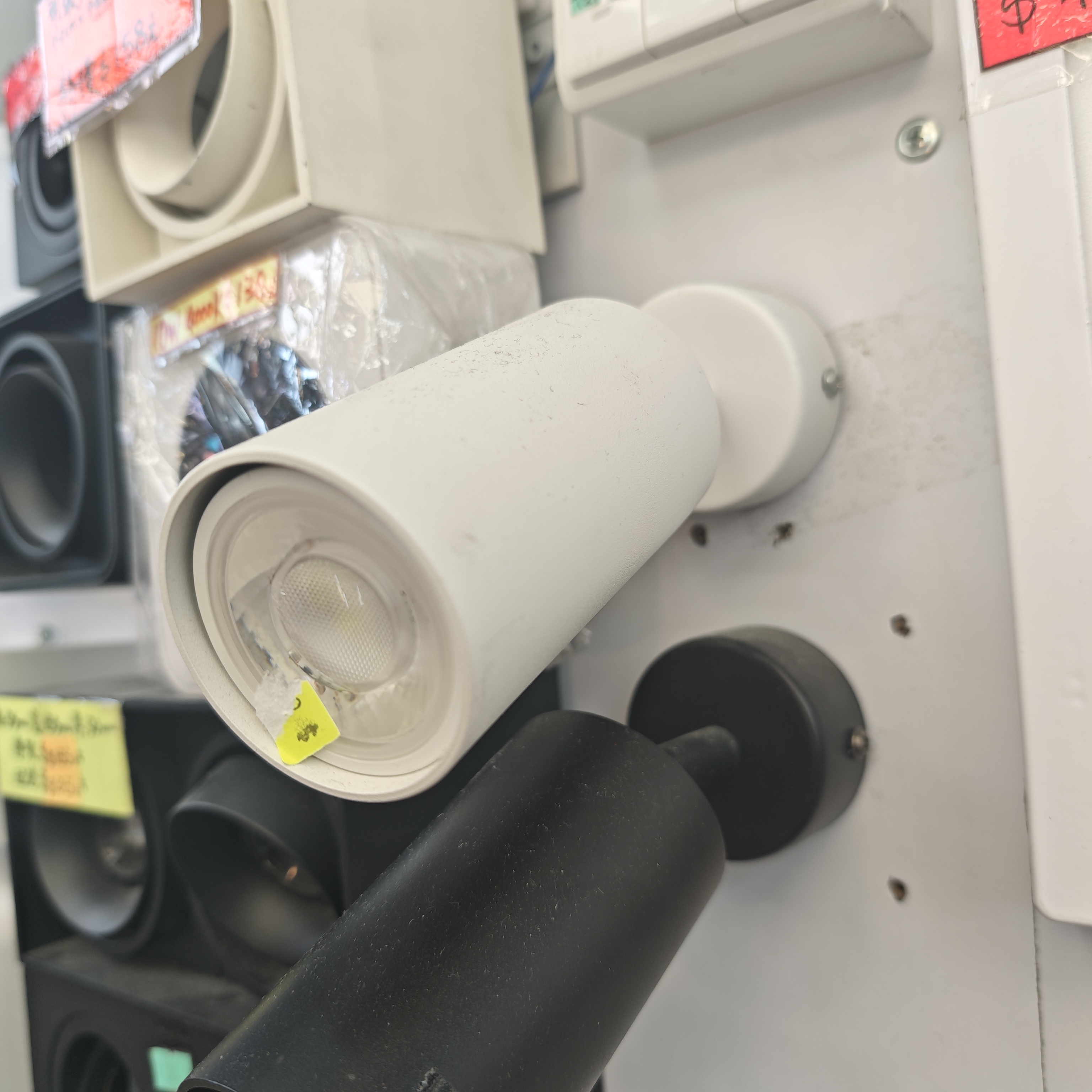 明裝 白色 天花射燈 壁燈 燈殼 可換GU10燈膽