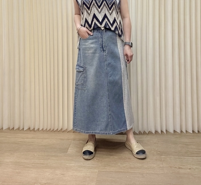 歐洲牛仔拼布裙 M614 MPL6163479