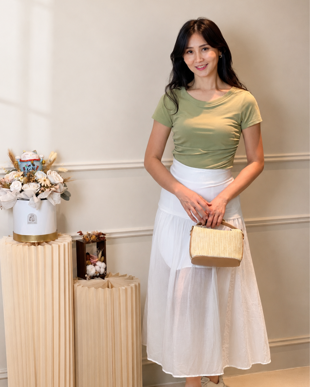 5120 Enid Lunelle A-Line Skirt