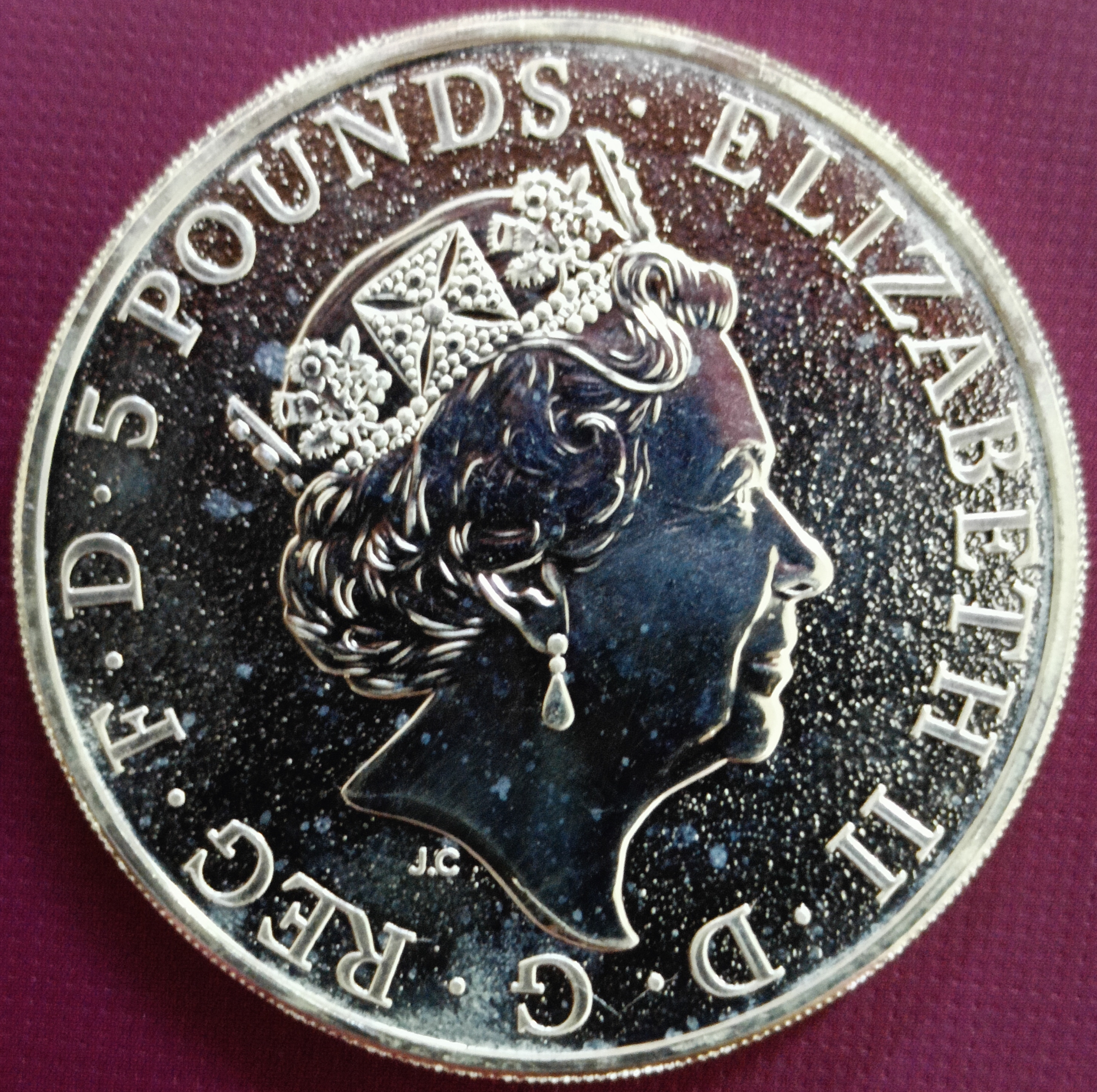 [2oz 9999] Griffin of Edward III 9999 Silver Coin 2oz