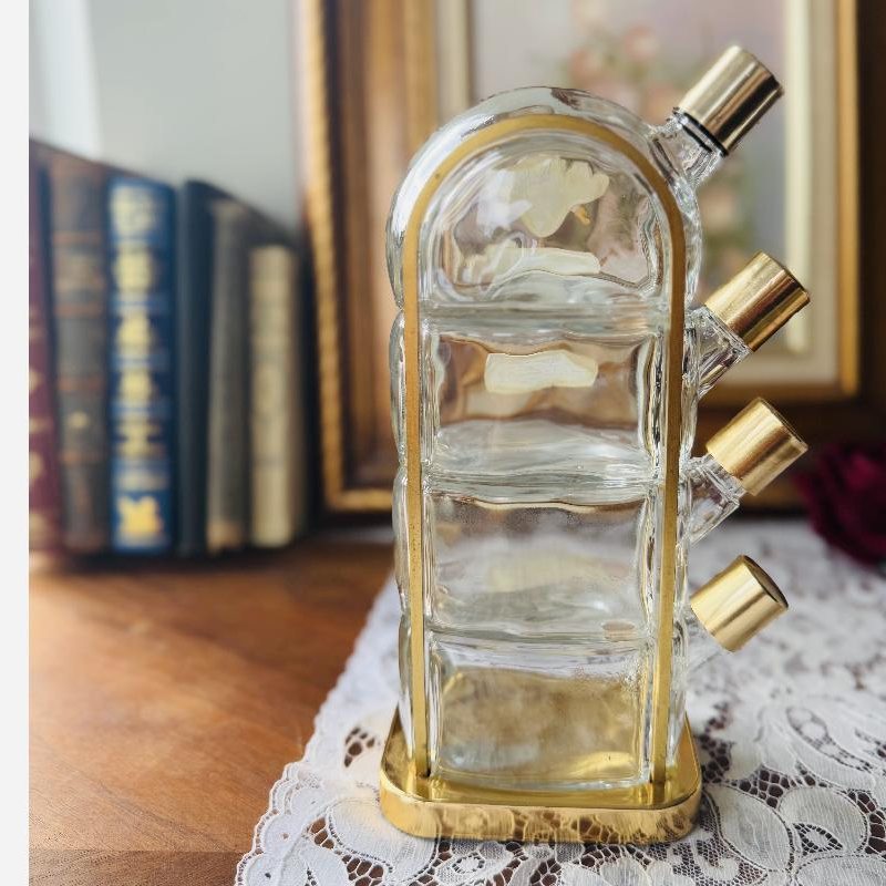 Vintage C.a. 1950s Garnier Liqueur Bottle - 4 in 1- Cannot be taken out separately (MT2201)