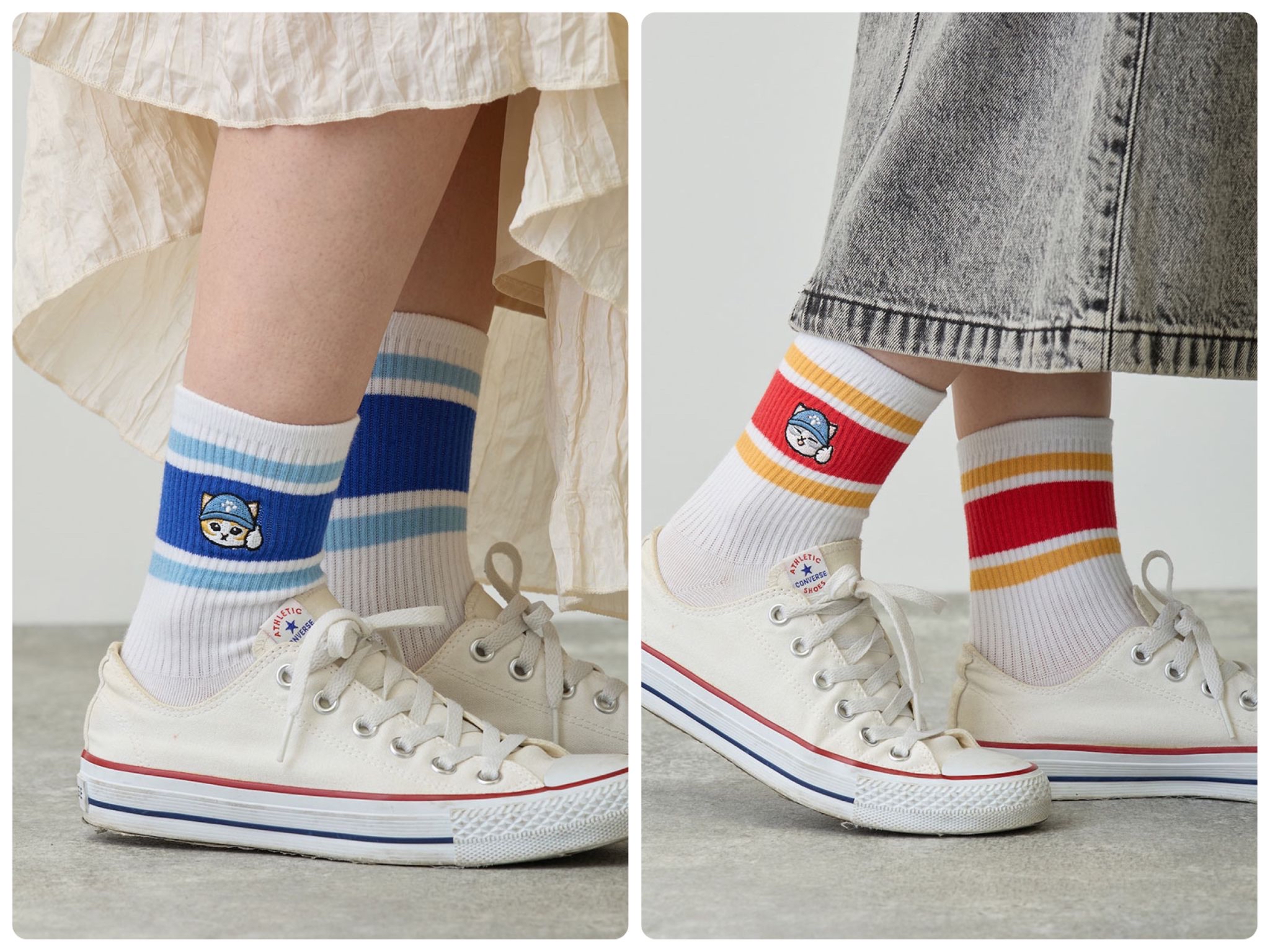 四月連線貨品 - 日本 Mofusand 社員風長襪