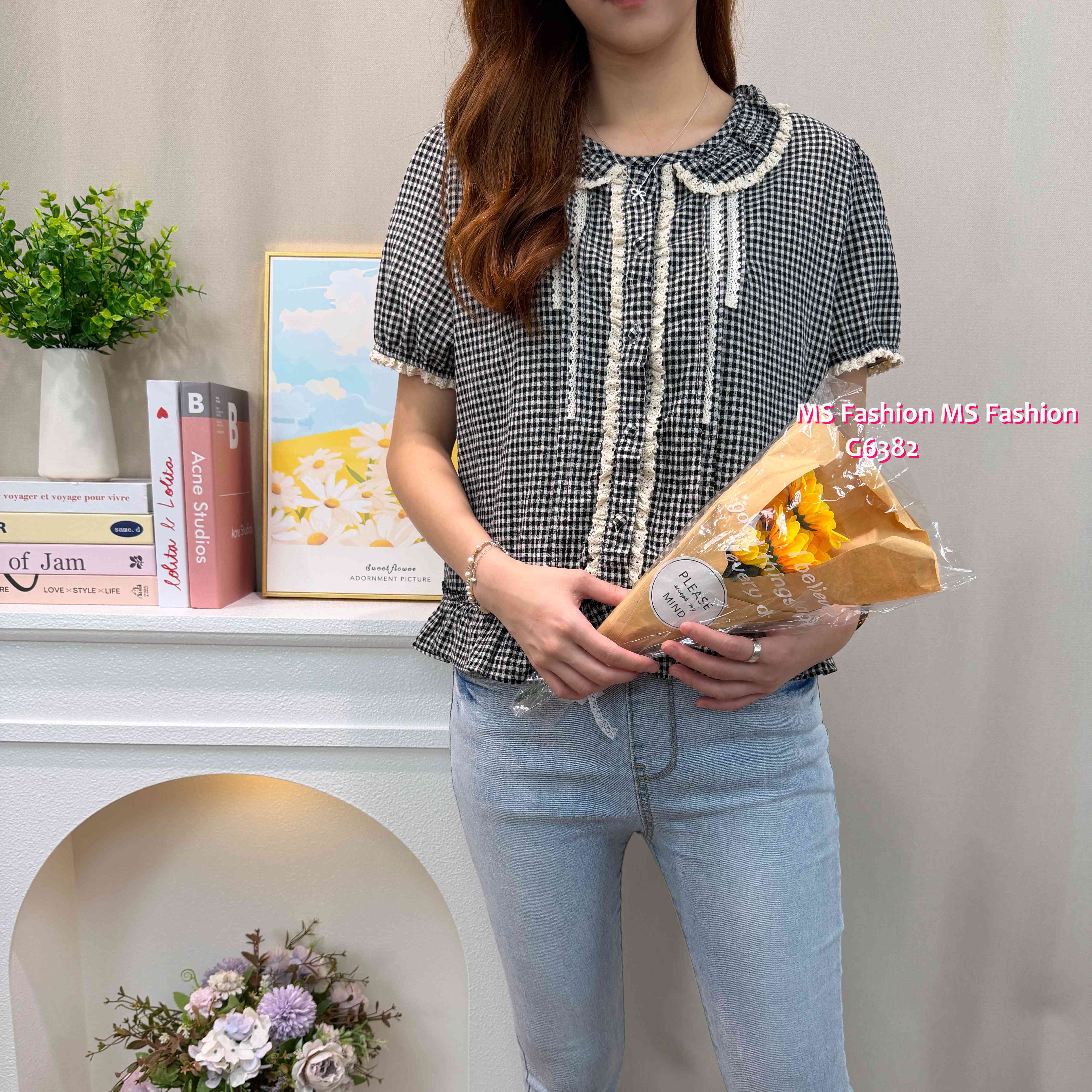 G6382 格仔通花top