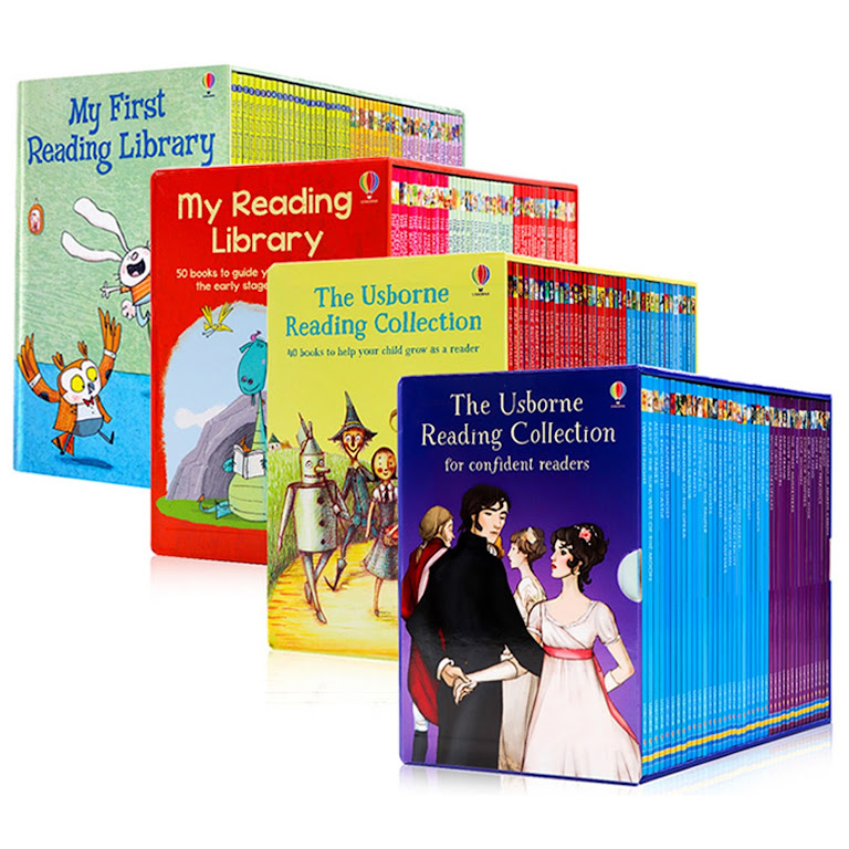 【套裝Set】My First Reading Library 我的第一二三四個圖書館｜full set 180 books｜點讀版 The Usborne Reading Collection