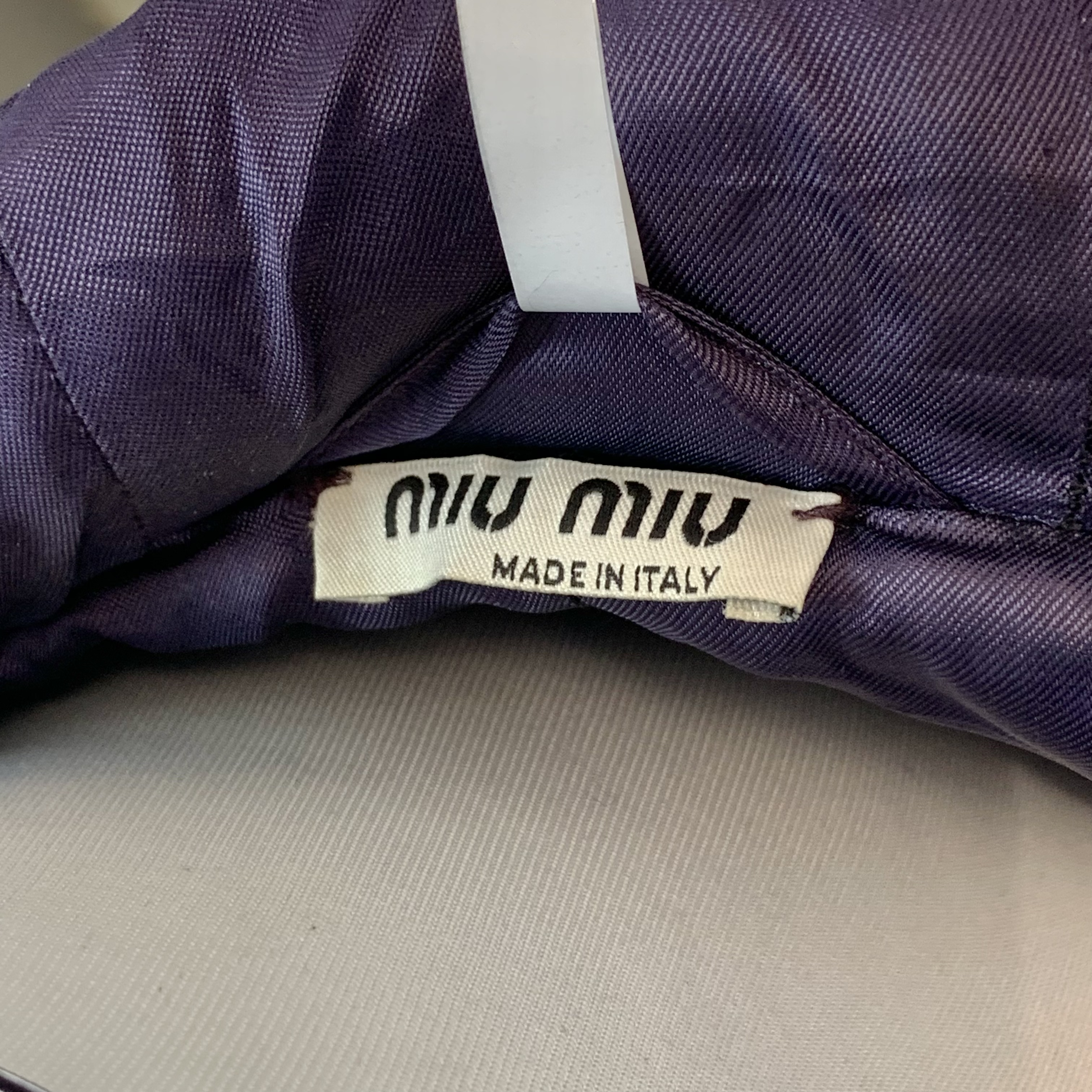 Miu Miu 中古款 💜💜紫色大衣連帽 學院風💜💜