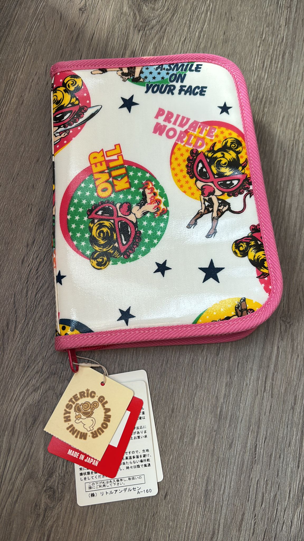 現貨 Hysteric mini 手帳/passport holder