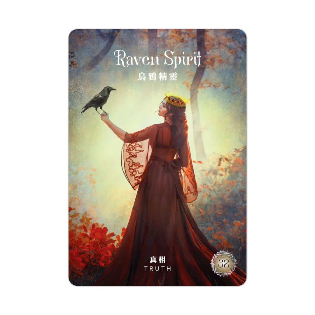 神聖森林神諭卡䌓體中文版