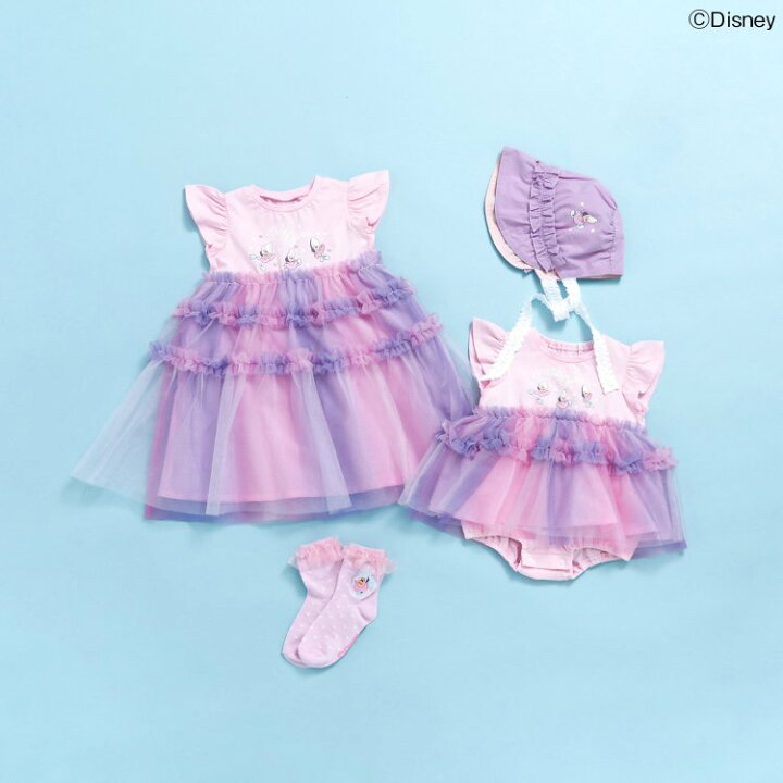 🇯🇵預訂 日本直送🇯🇵Apres les cours x 愛麗絲系列生蠔bb印花漸層薄紗短袖包屁裙