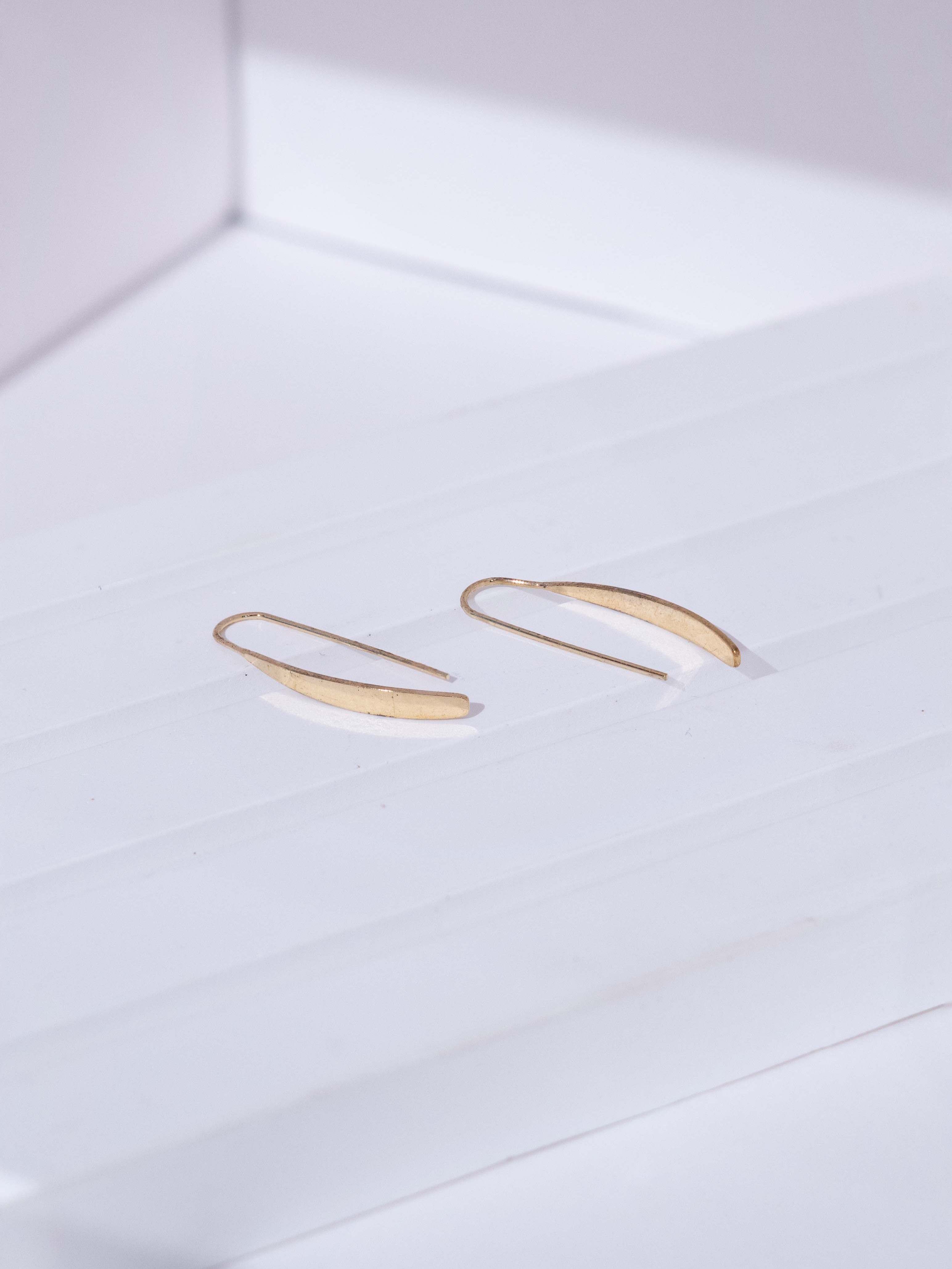 Inverted U Stud Earrings