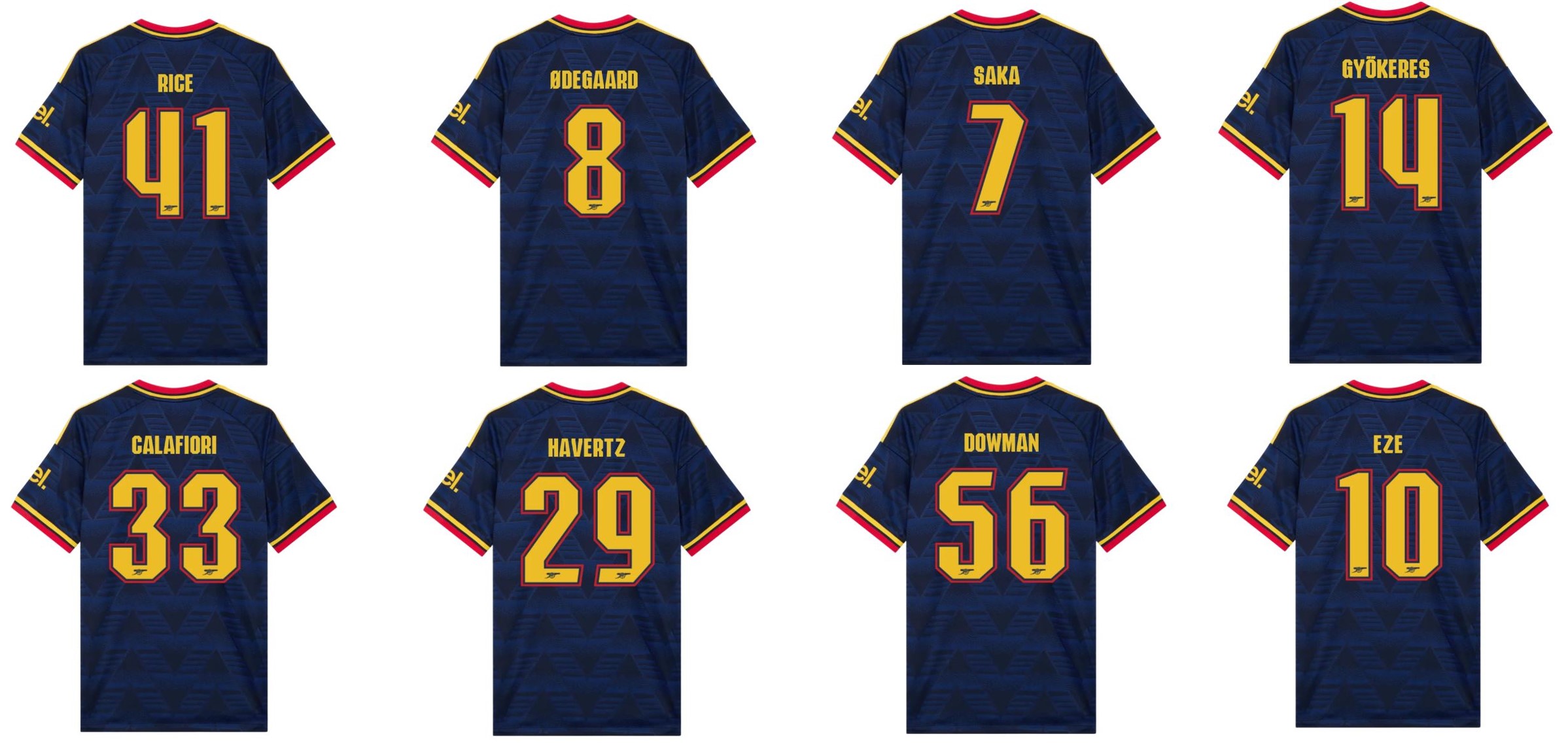 🍌重溫經典香蕉傳奇 Adidas Arsenal 阿仙奴 2026-27 作客 Authentic 球員版長袖球衣 (可加印字章) KB9968