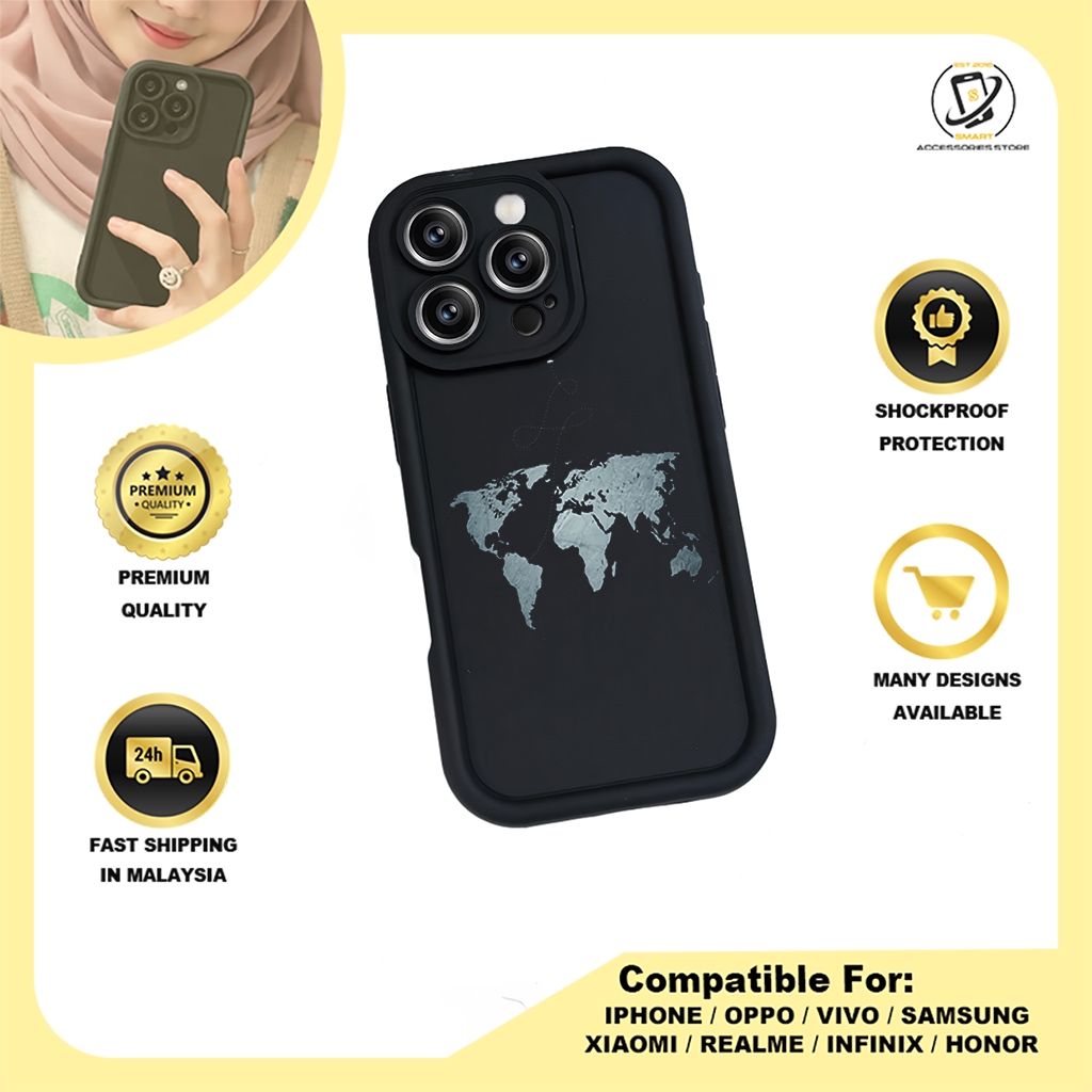 TPU DESIGN CASE PHONE FOR IPHONE - DESIGN TRAVEL A