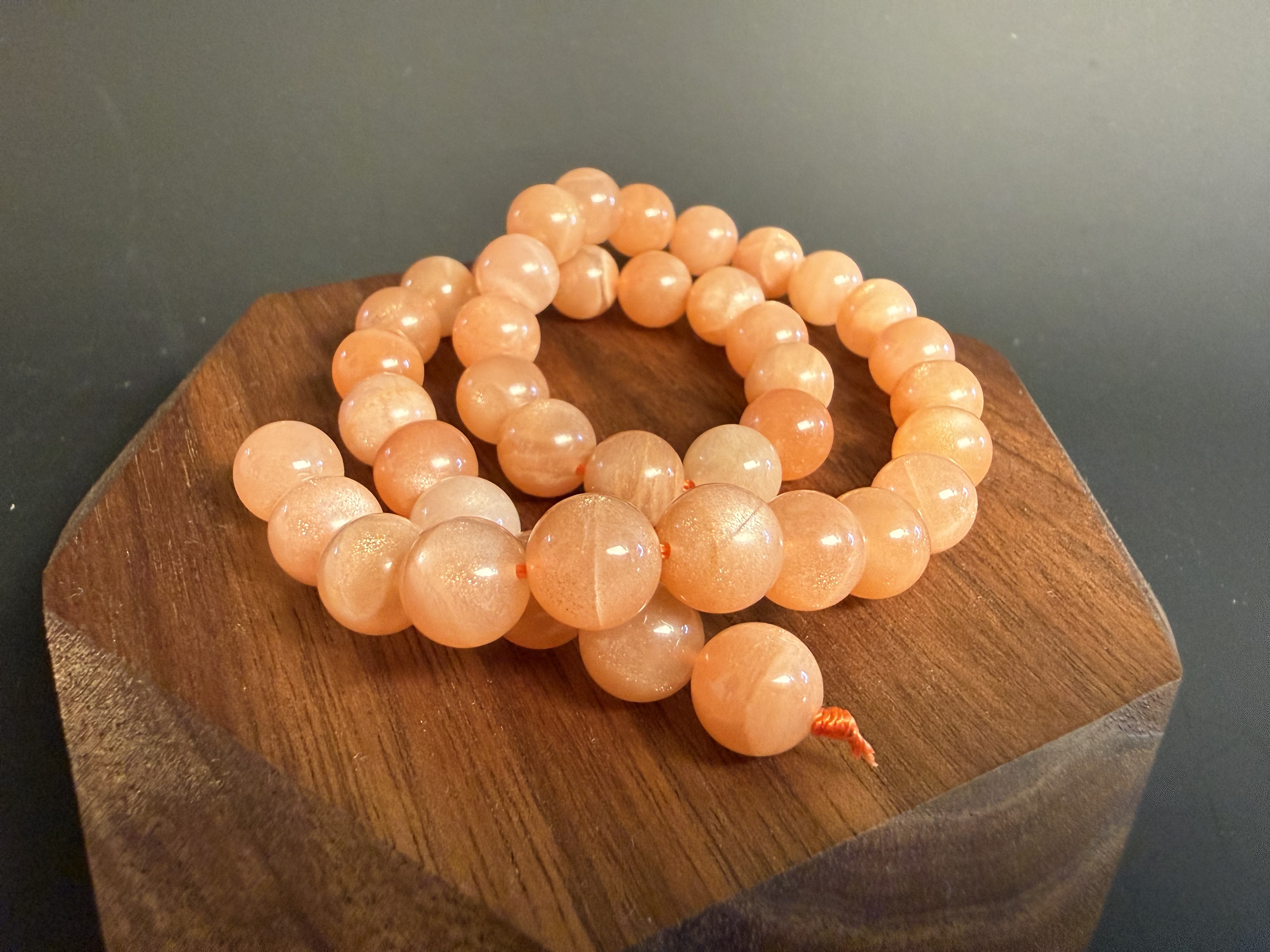 太陽石手串｜Sunstone Bracelet｜9–10mm