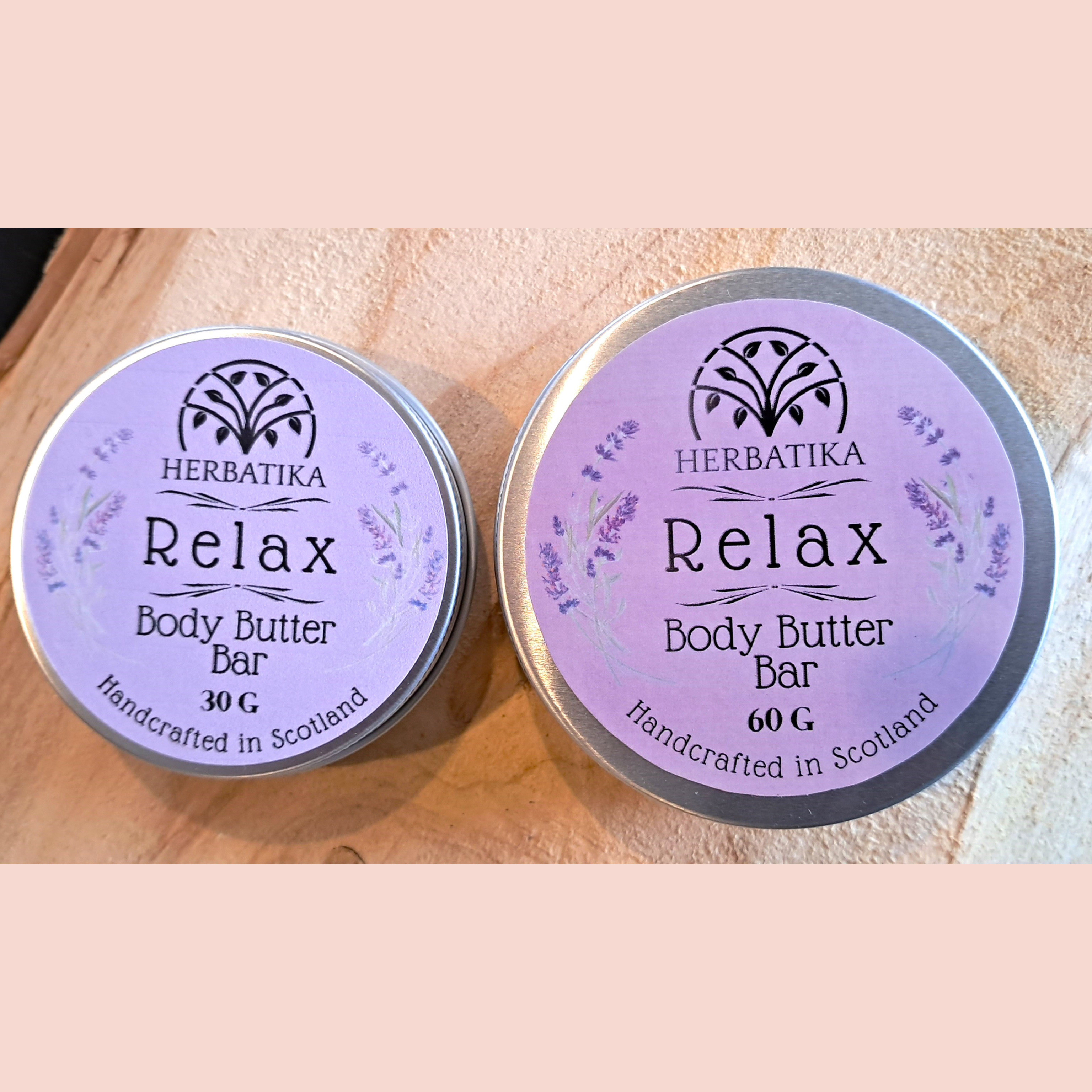Herbatika 舒緩保濕高效潤膚膏 Relax Body Butter Bar (30g/60g)