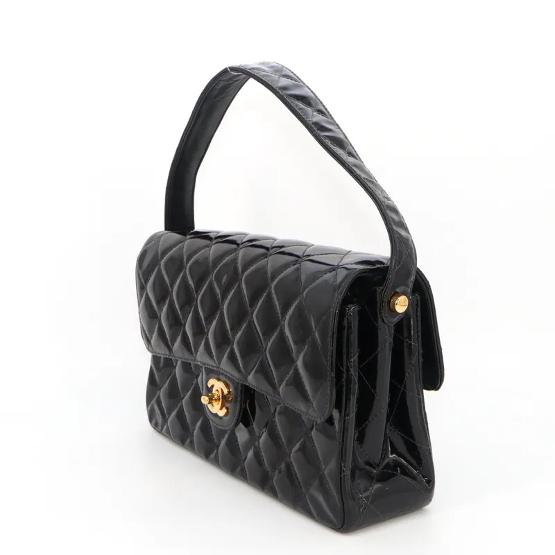 Chanel Matelasse Double Side Top Handle Flap Bag