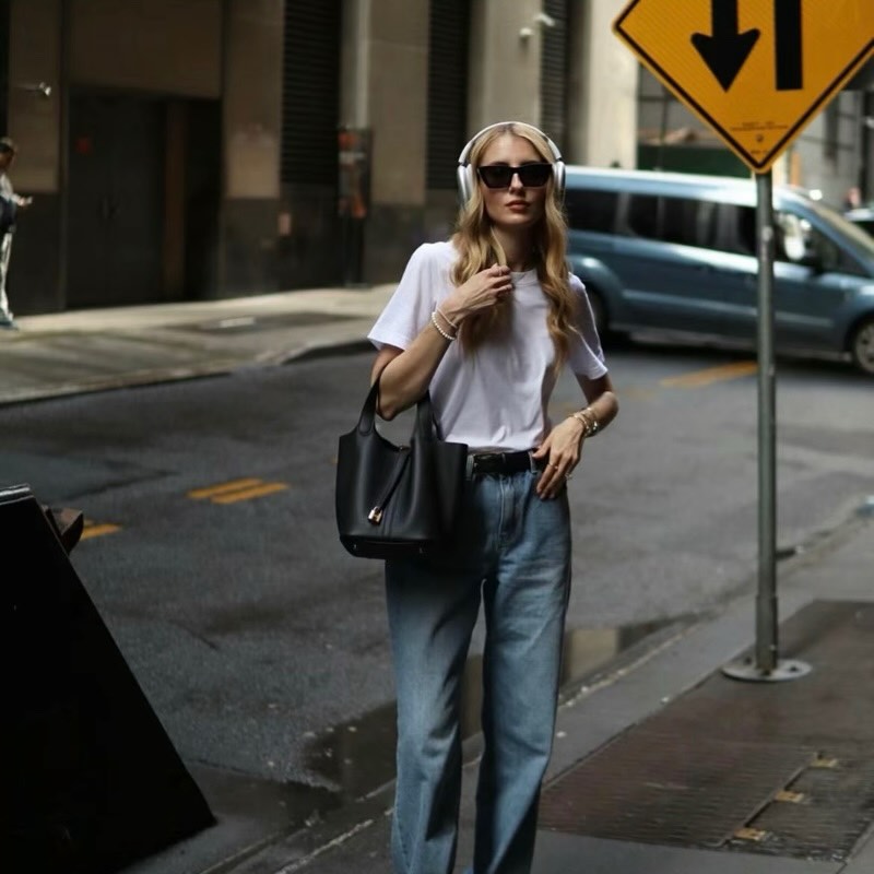 HERMES 🤍PRE OWNED PICOTIN 22 黑色金扣菜籃子 Y Stamp 全套有盒