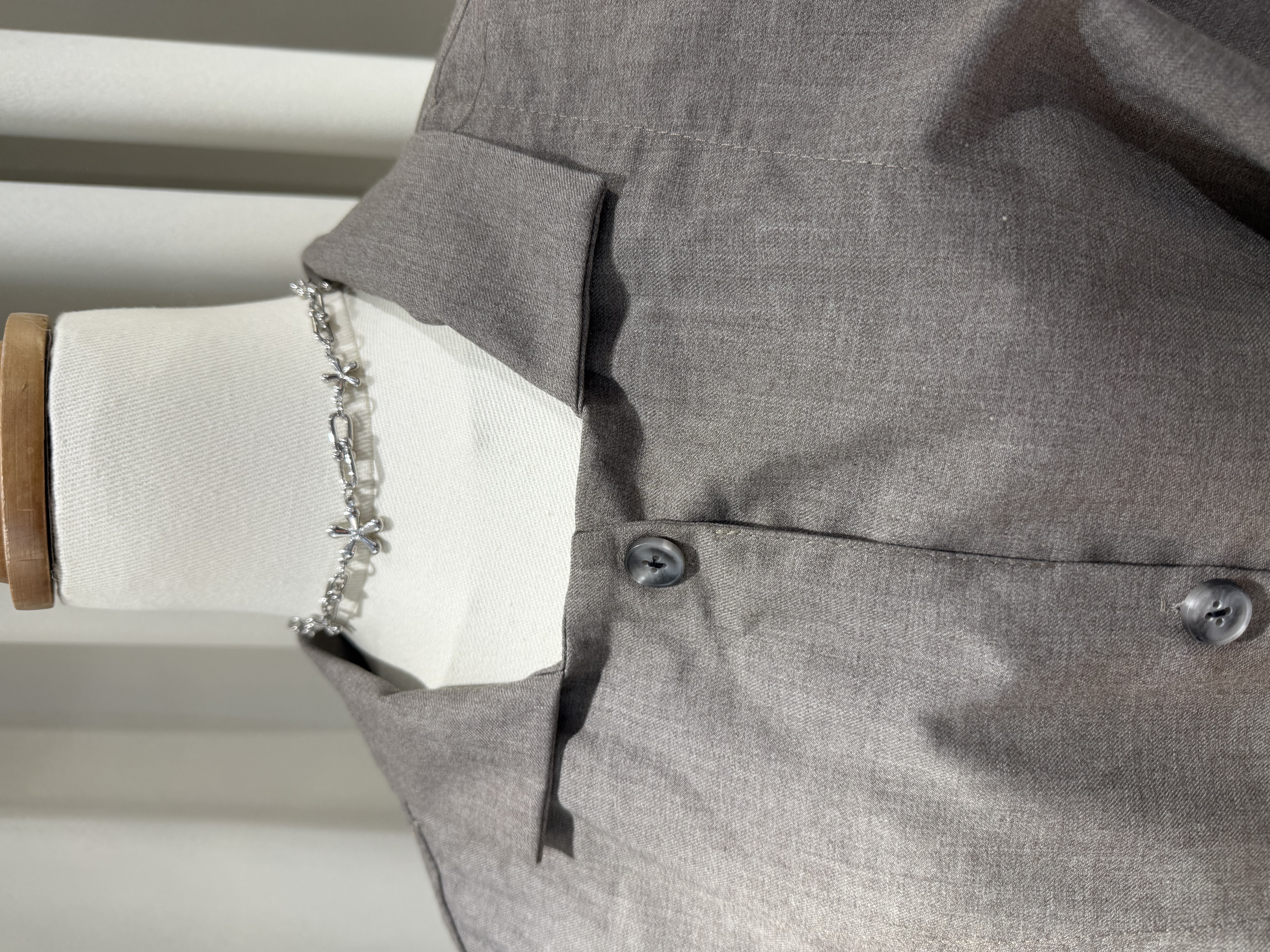 靚料優雅繫帶連身洋裝