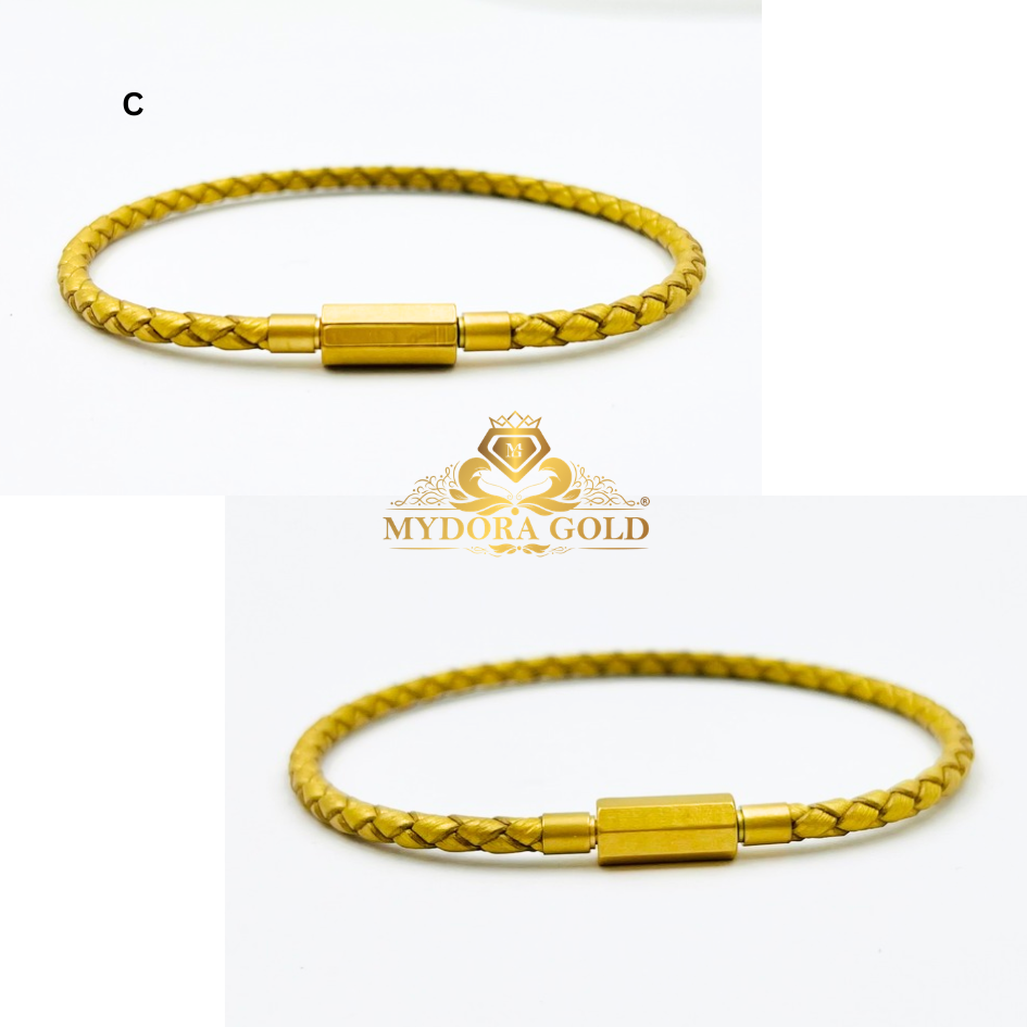 MYDORA Clip Clip Leather Bracelet