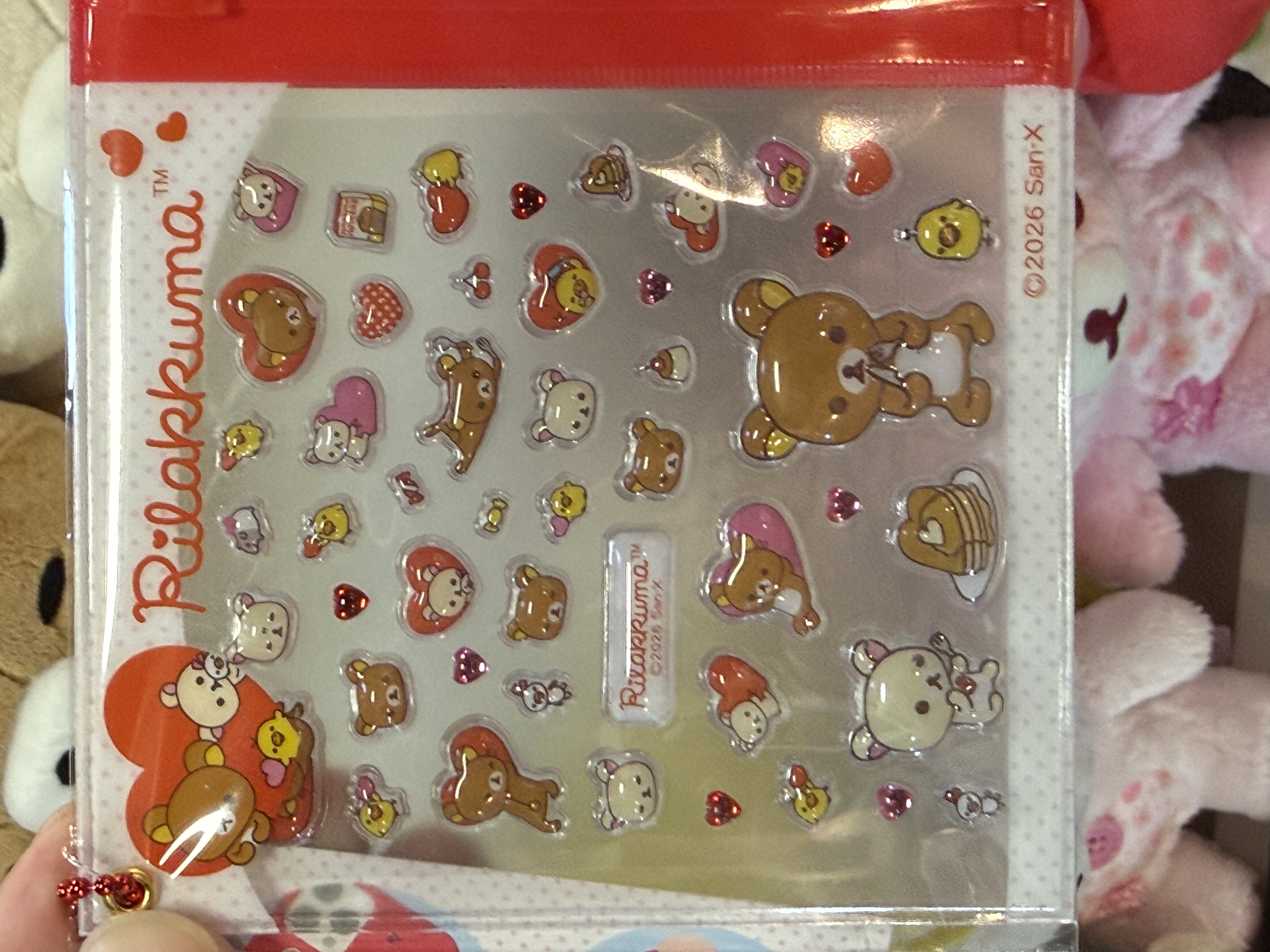 《現貨》全新rilakkuma貼紙/指甲貼連袋