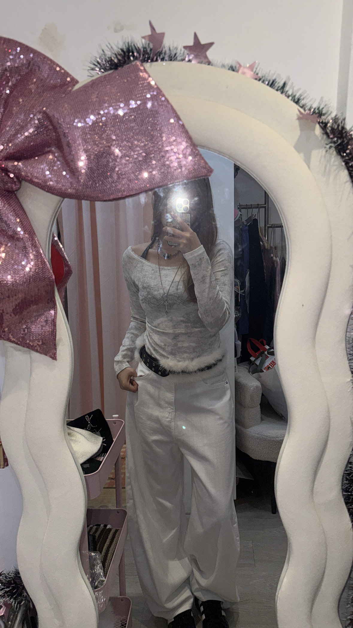 已售罄❌韓國Y2K型格假兩件修腰扎染top