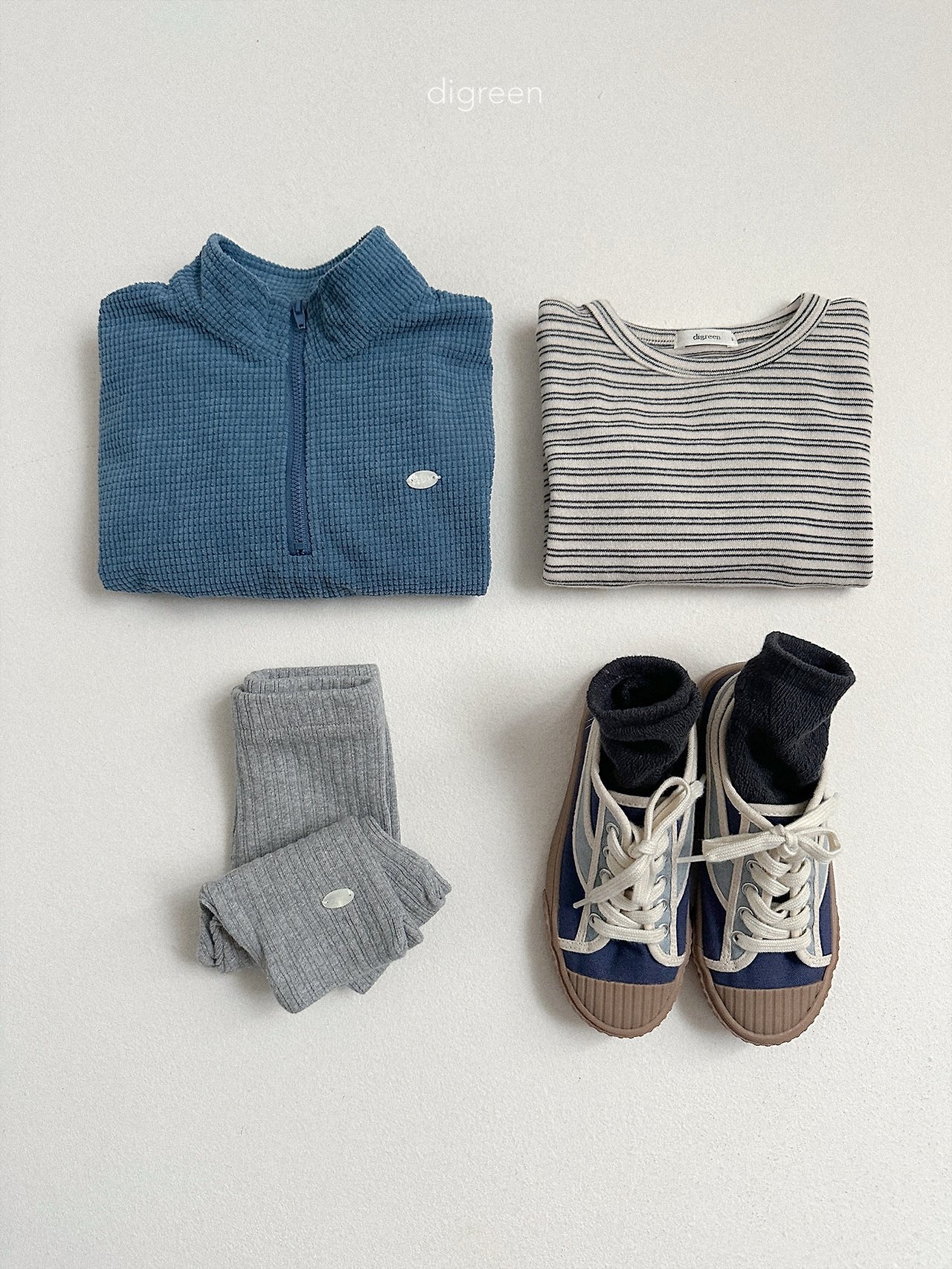 Digreen | denny half-zip 