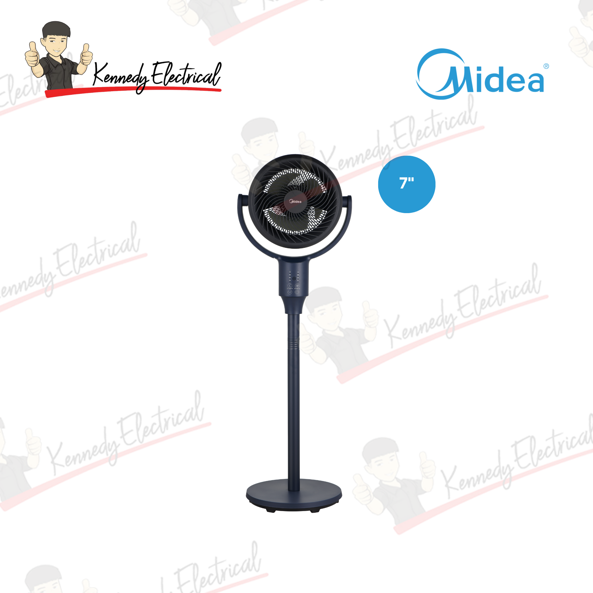 Midea 7" 35W Stand Air Circulation Fan MFG180R0APB