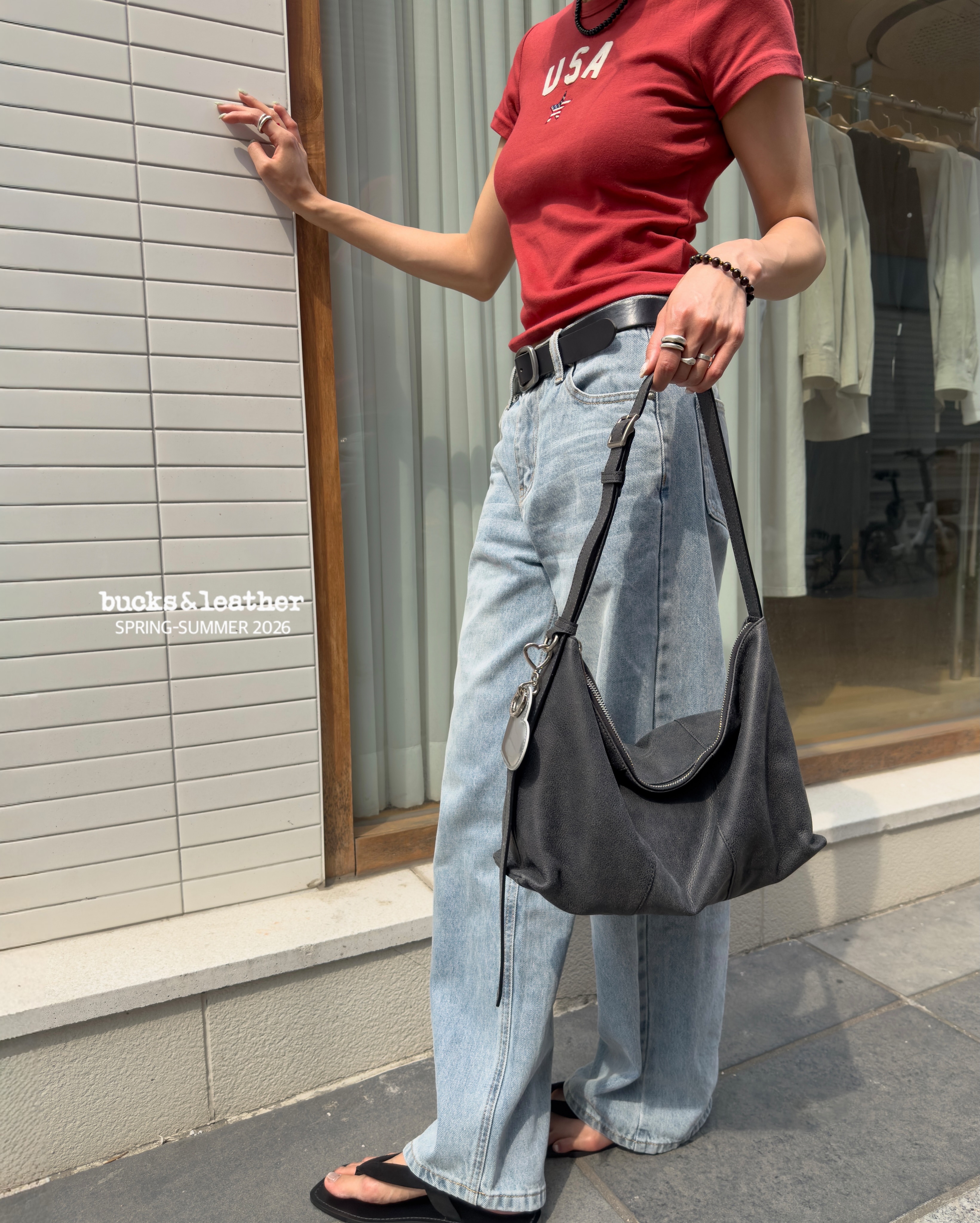 【26SS 】預訂_Corner Bag By Bucks & leather