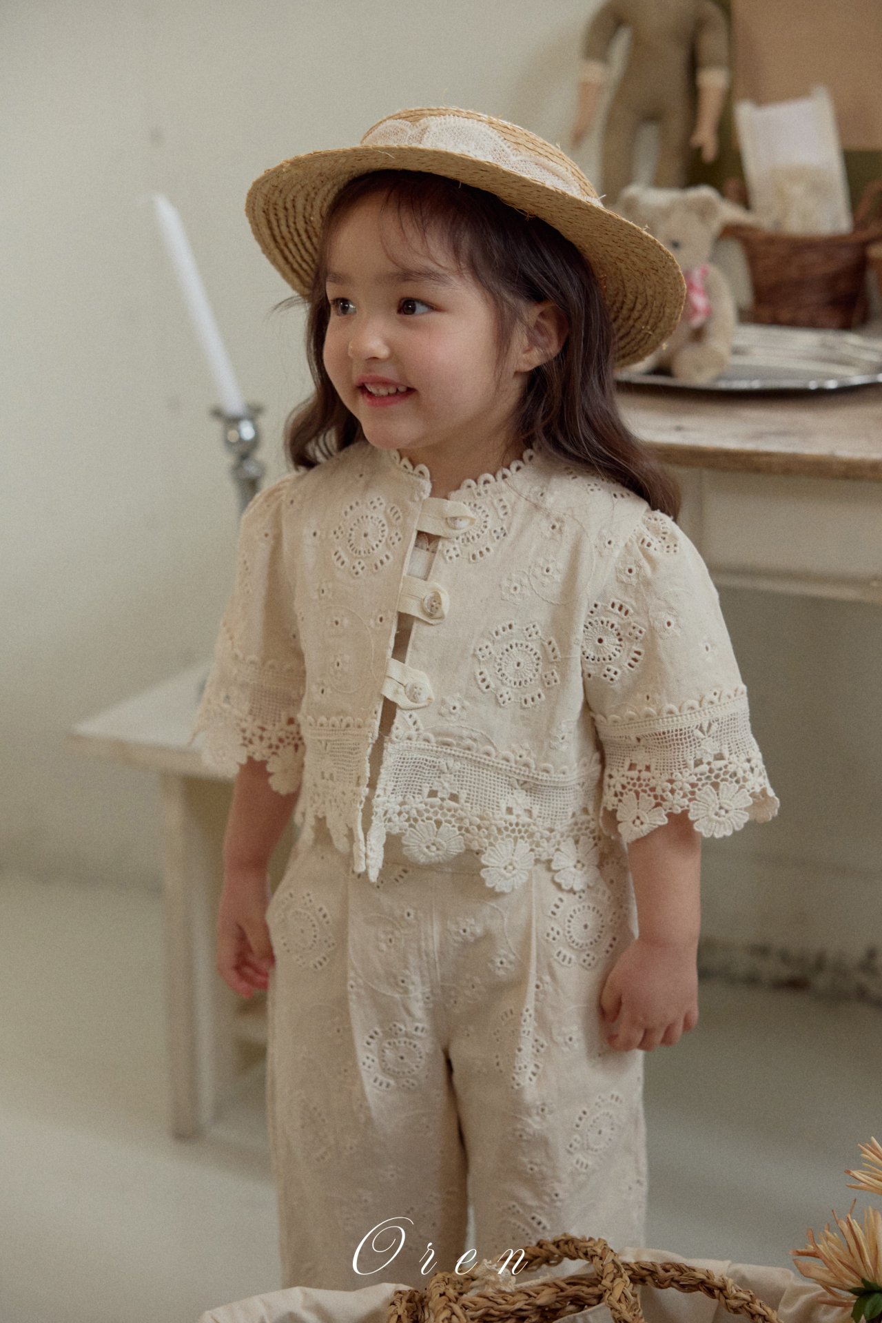 通花 Cardigan / 長褲