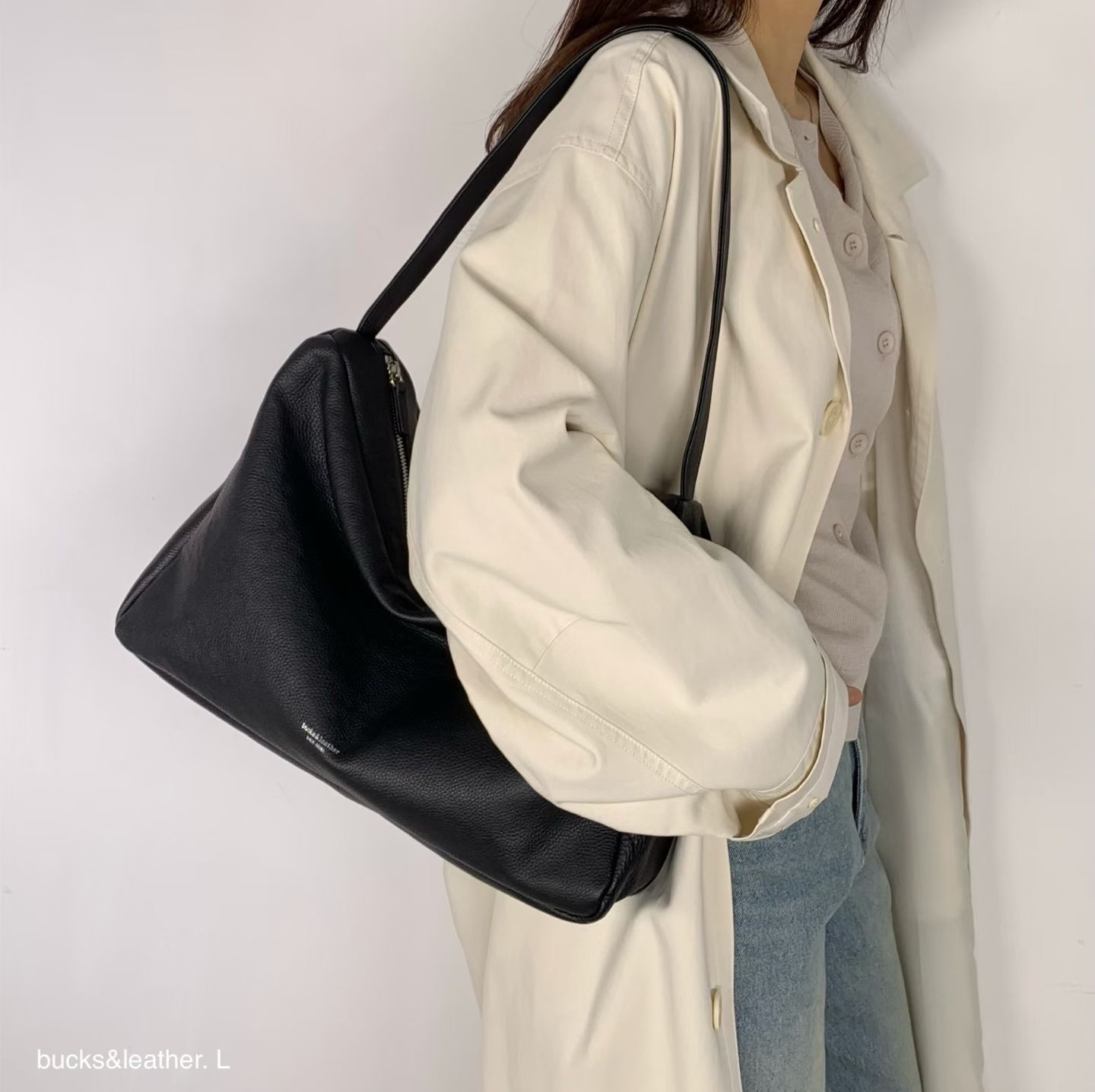 【26SS】 預訂_Porter Bag L By Bucks & leather