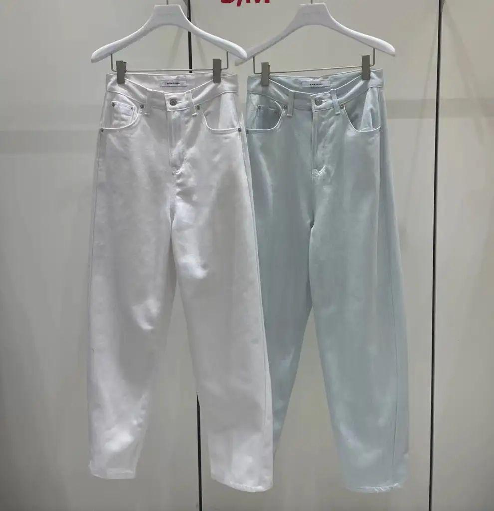 韓國高腰設計牛仔褲 KR6116