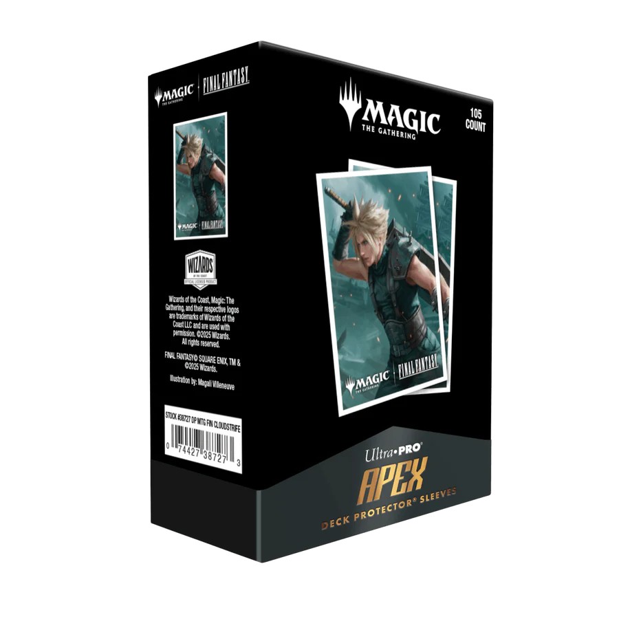 Magic: The Gathering®—FINAL FANTASY™ Cloud, Planet's Champion 105ct APEX DECK PROTECTOR® Sleeves