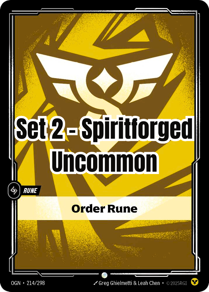 Spiritforged - Uncommon - Order Rune (Set 2)