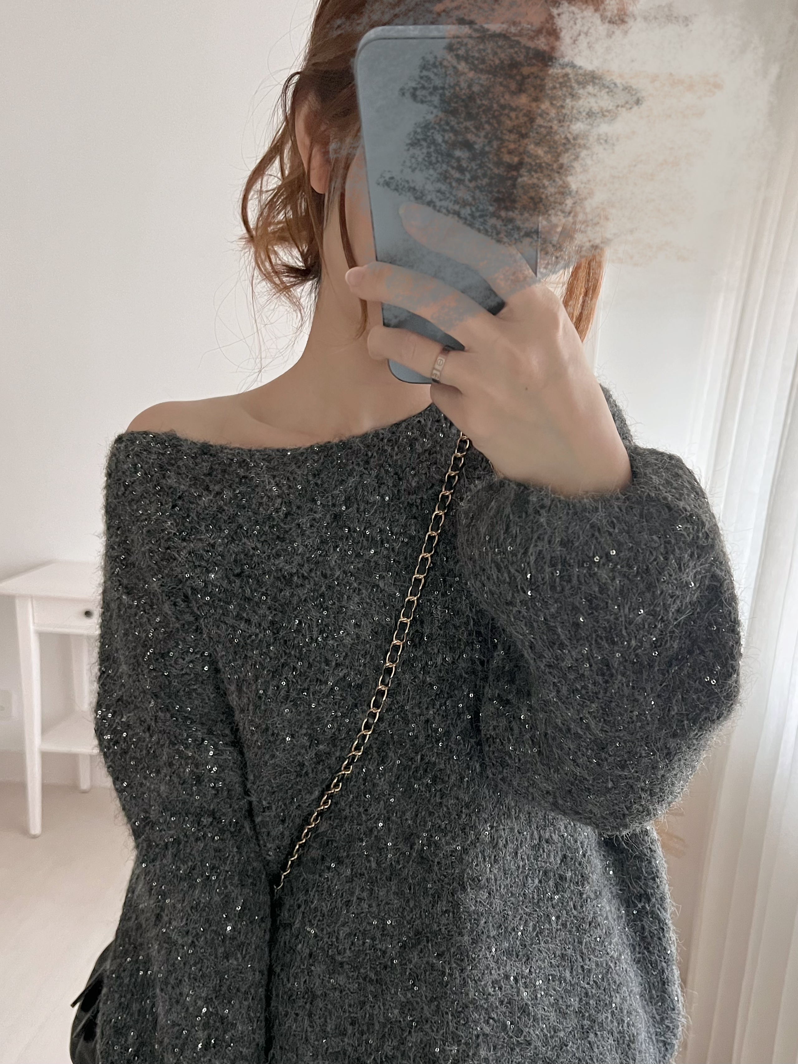 微閃BlingBling毛衣(KR)灰色268276