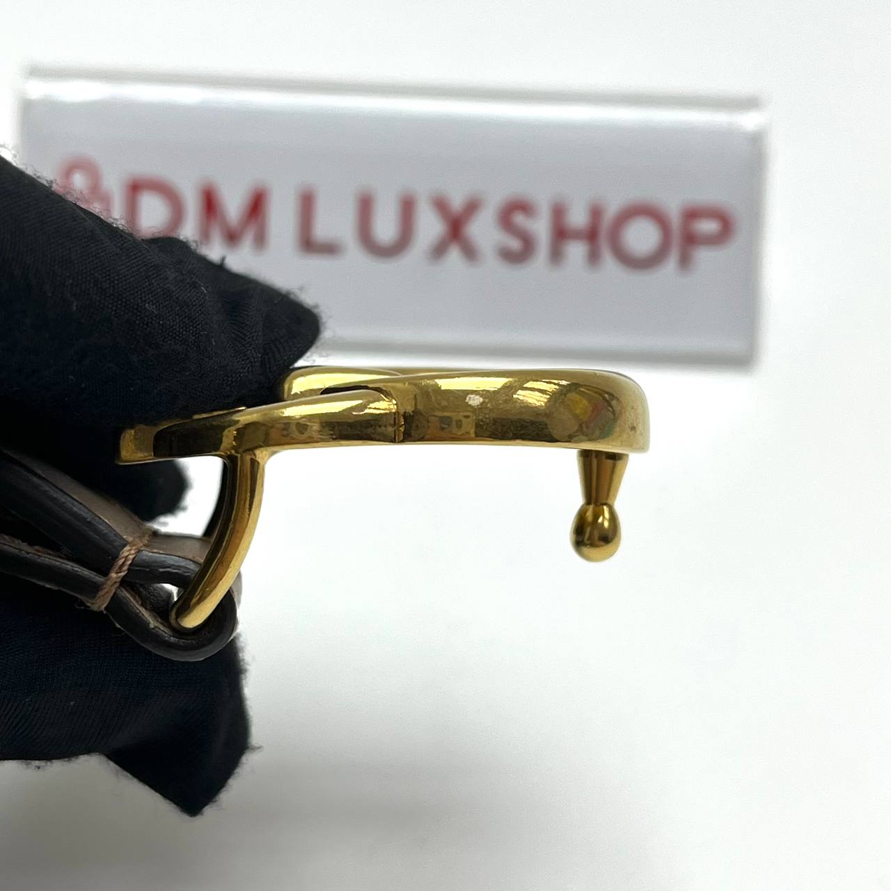 Gucci GG Supreme Marmont Nude Pink Belt GHW