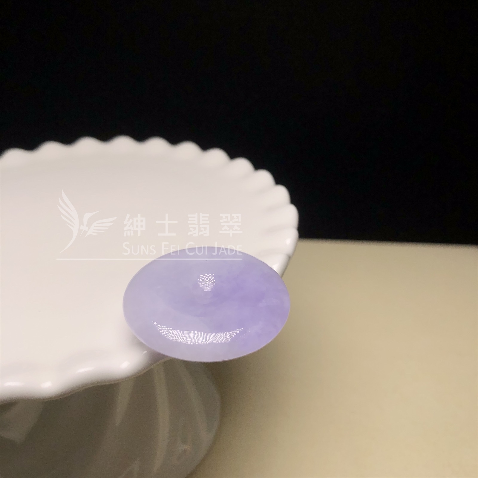 濃紫羅蘭平安扣 MB00176