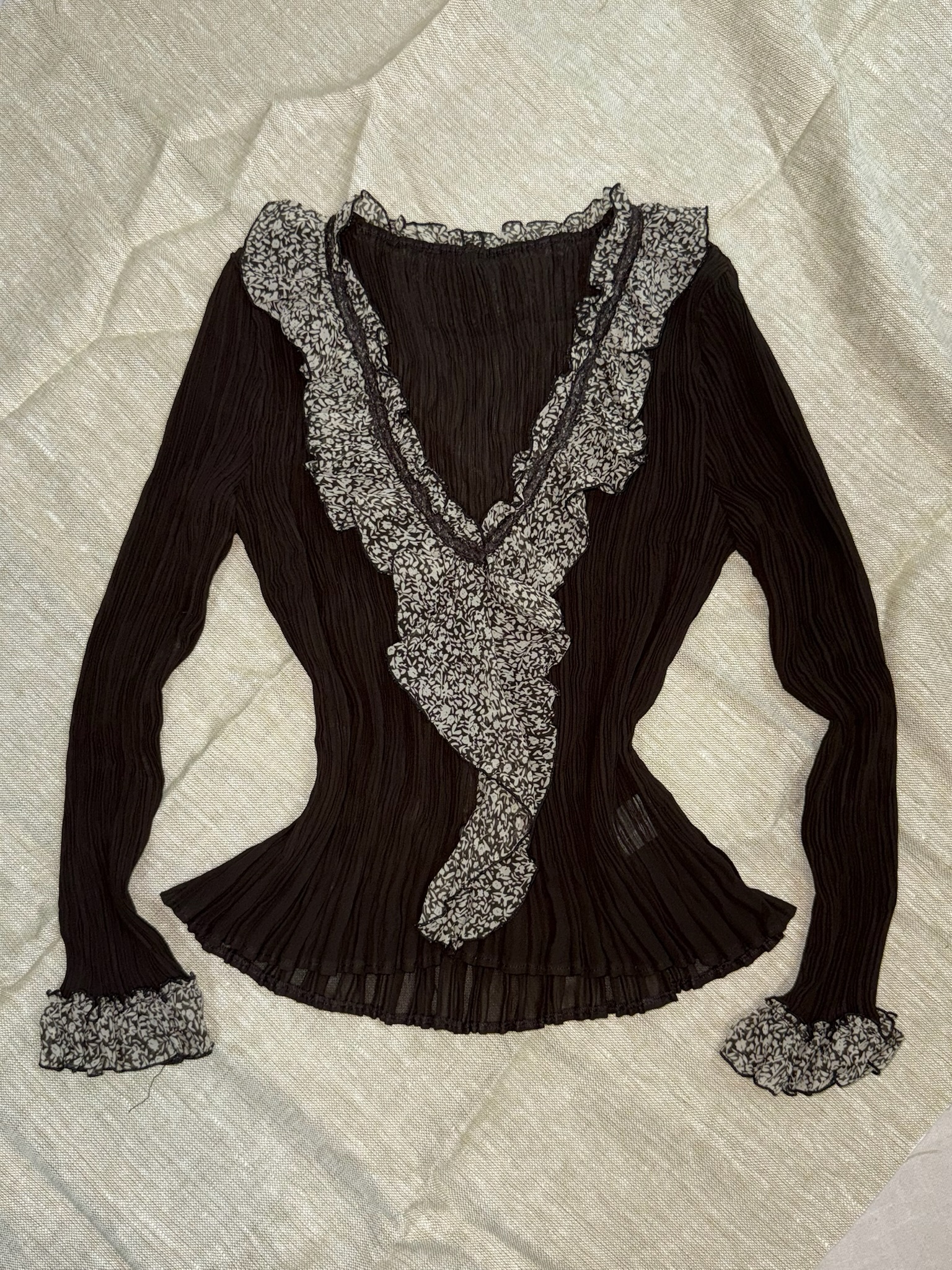 Fairy Lace Up Poet Top