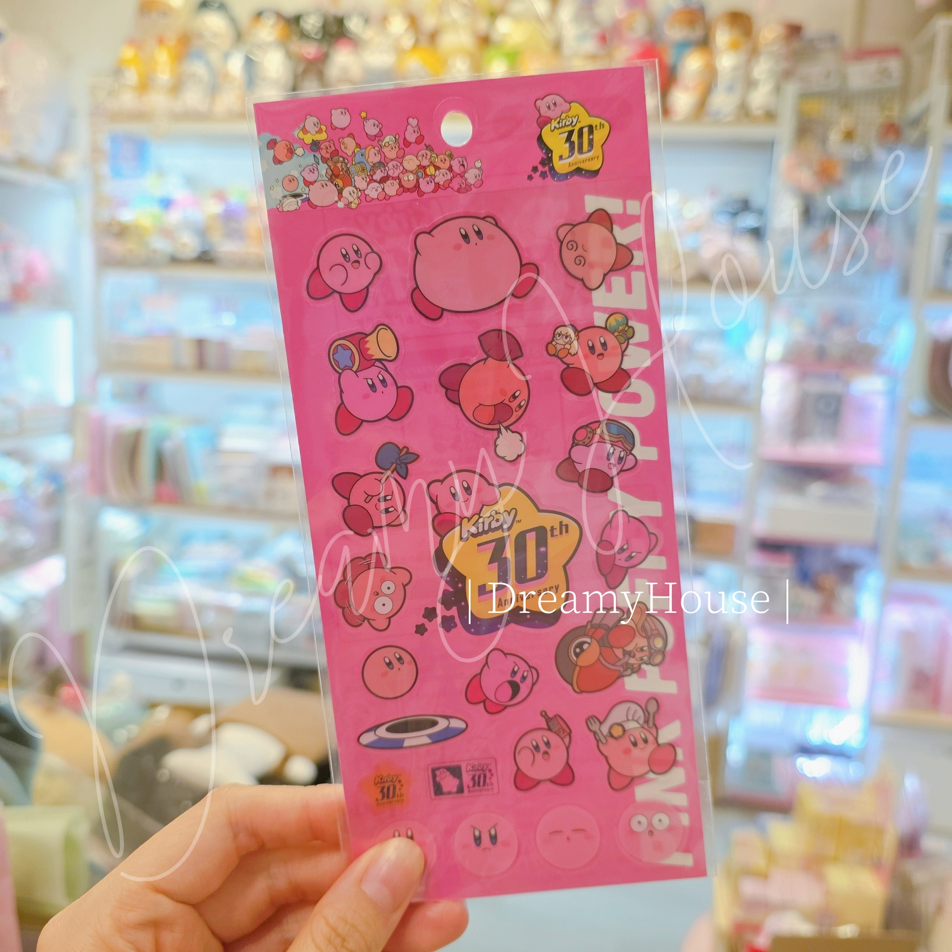 日本 Kirby 30th Anniversary 貼紙