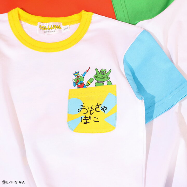 🇯🇵預訂 日本直送🇯🇵Babydoll x蠟筆小新系列兩色人物前後印花口袋撞色短袖T恤