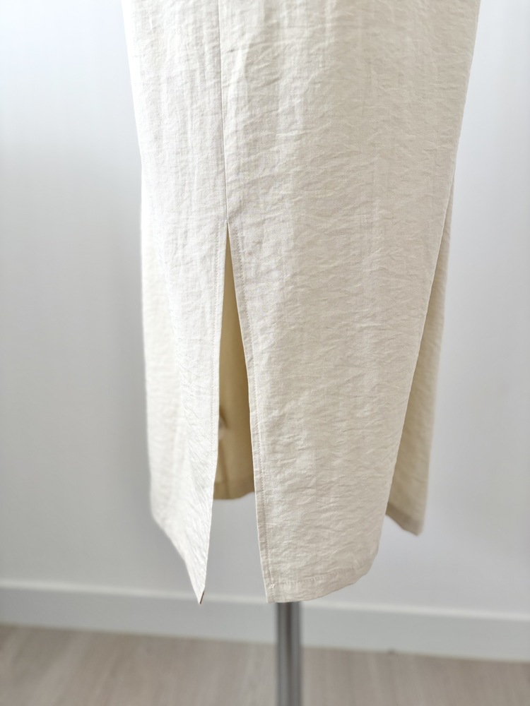 The Timeless Wrap Dress (Beige)