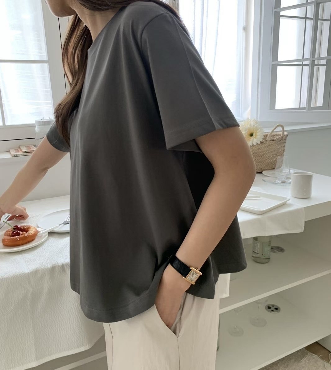 Made in Korea🇰🇷A cut 棉 tee