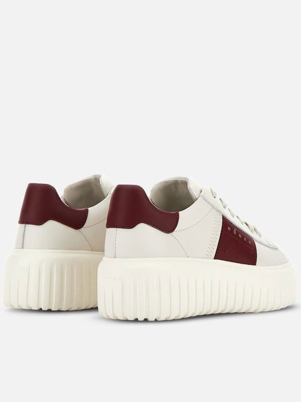 斷碼優惠✨訂貨📮Hogan增高款 5.8cm sneaker  Ivory / red Size 37.5 only