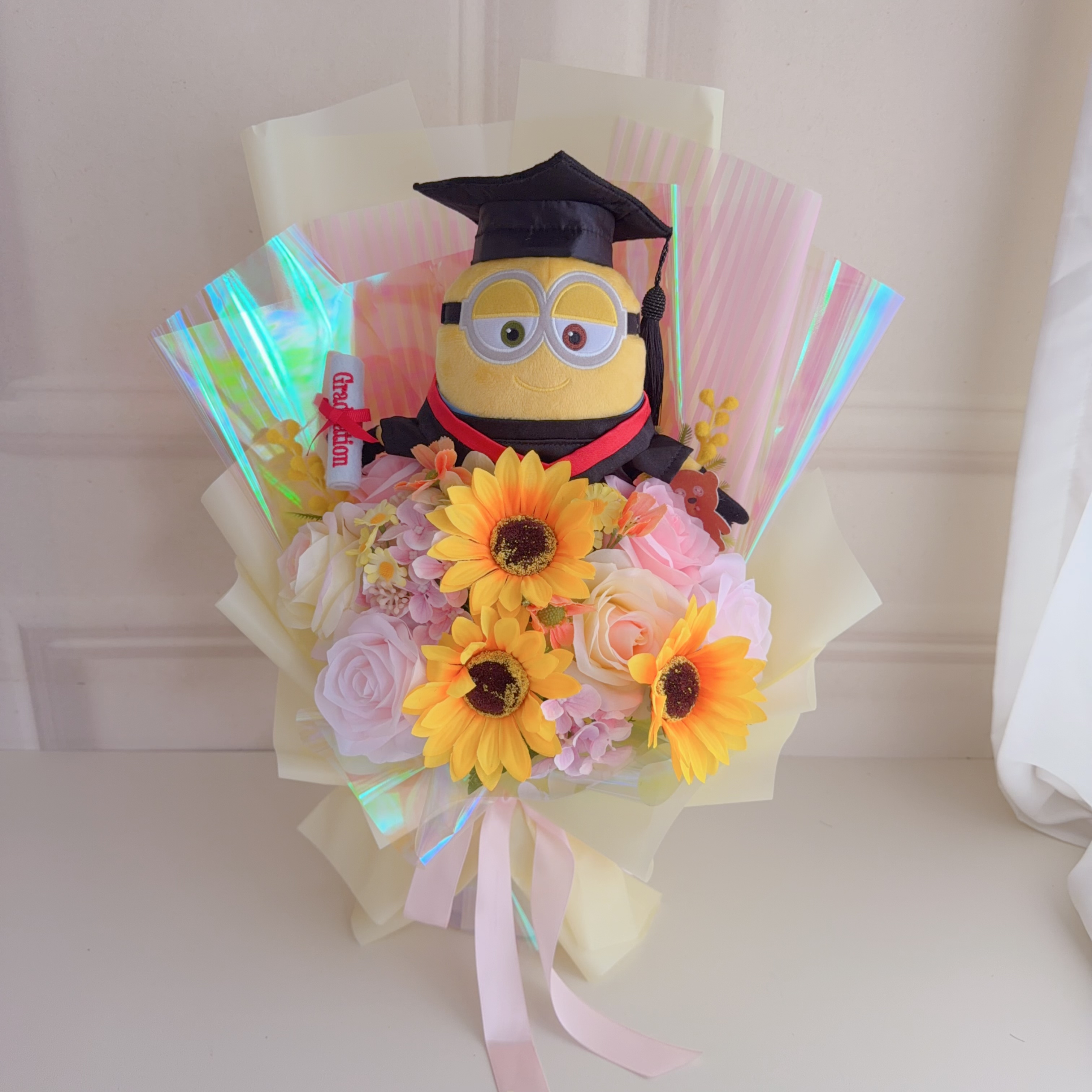 (現貨)Minions畢業花束