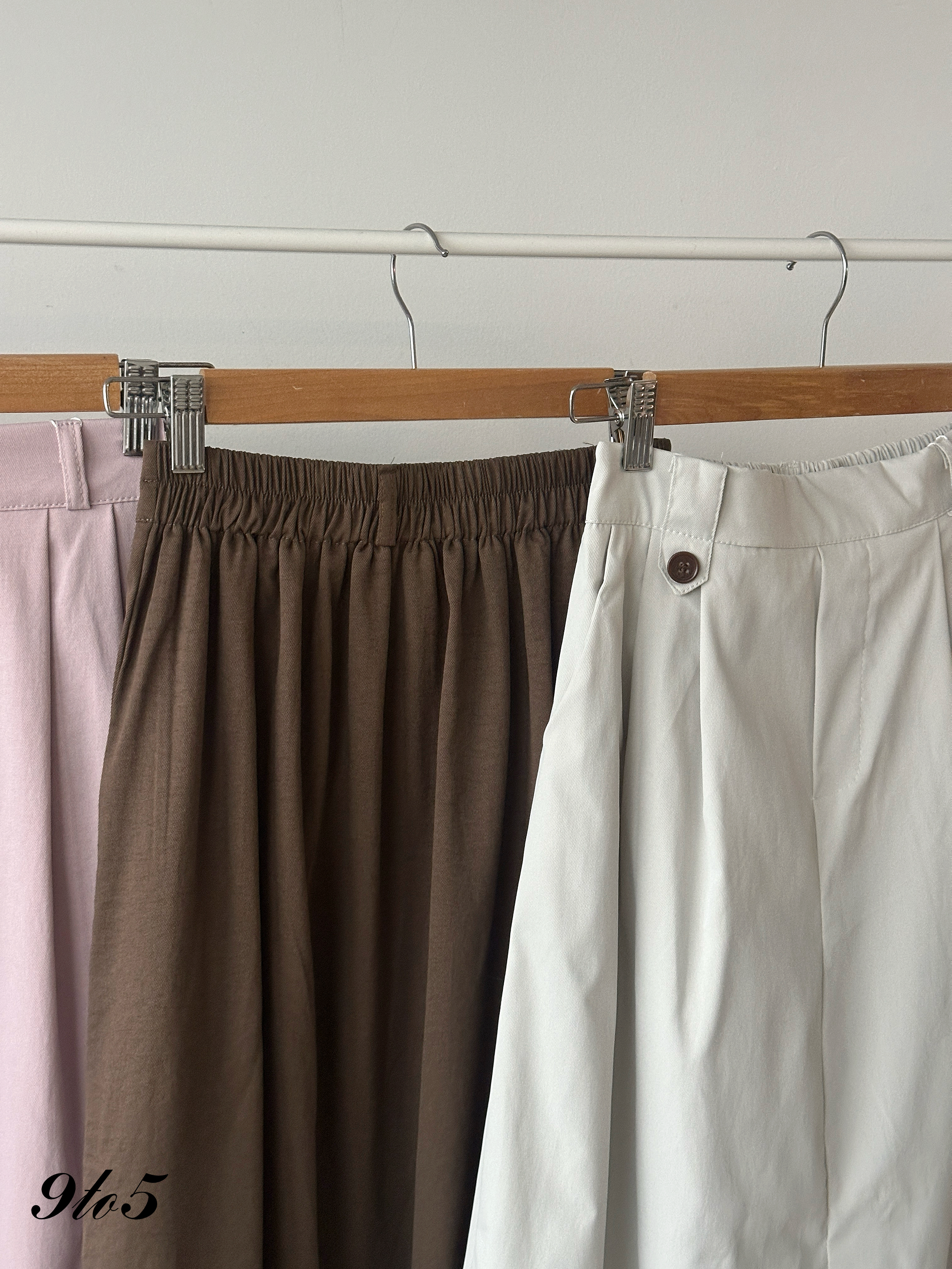 S1882 A Line Long Skirt - 3 Colors 