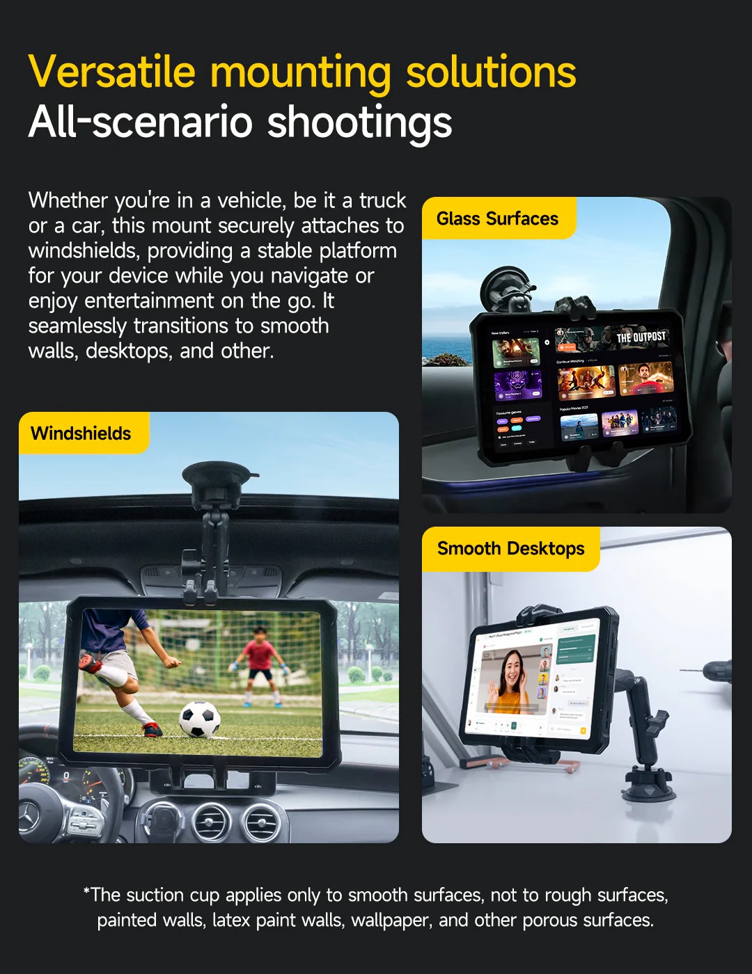 Ulefone Armor Mount Max Tablet Holder For Car/Truck 車用平板支架