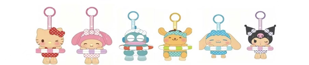 8月新品預訂｜港版 日曬系列公仔吊飾（6款）